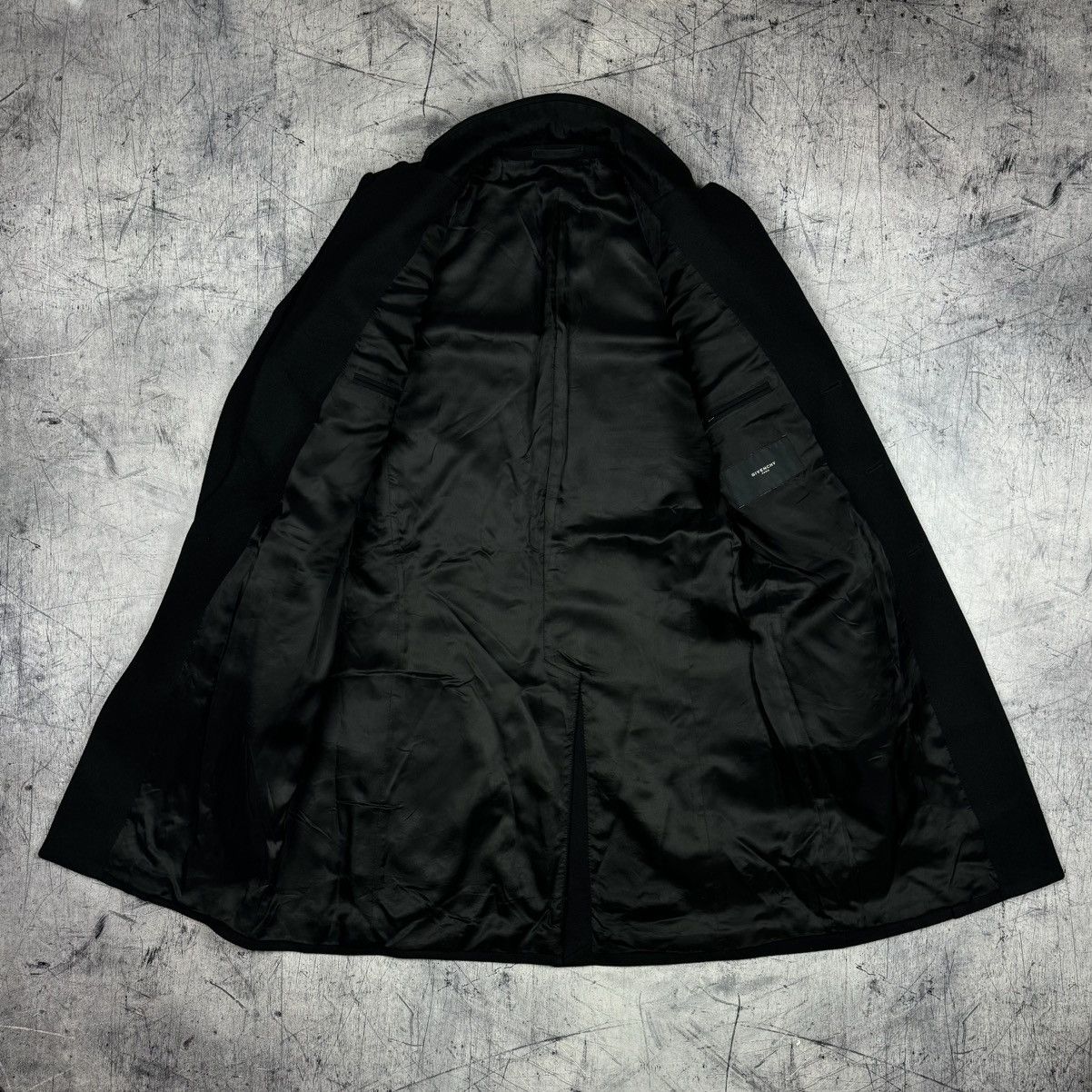 Givenchy Vintage Givenchy Wool Classic Designer Luxury Coat Jacket og Size US L / EU 52-54 / 3 - 8 Thumbnail