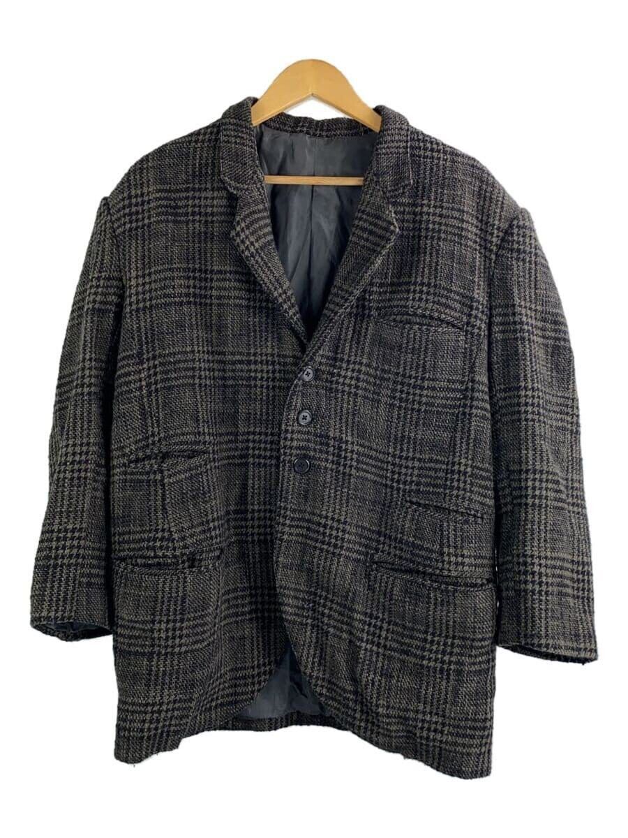 Yohji Yamamoto 80's Checkered Wool Jacket Size US M / EU 48-50 / 2 - 1 Thumbnail