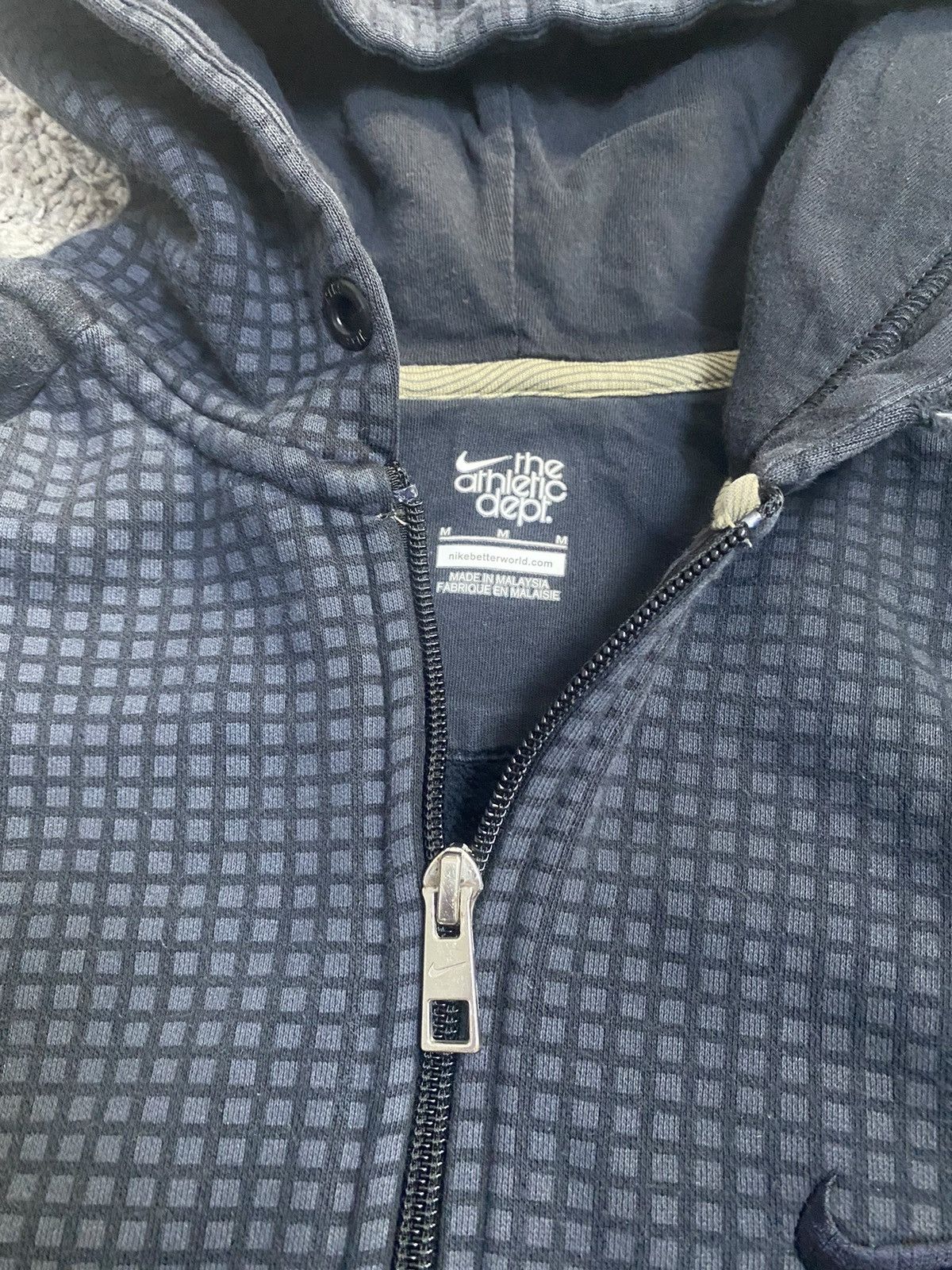 Nike × Vintage Vintage Y2K Nike Zip Up Hoodie Size US M / EU 48-50 / 2 - 5 Thumbnail