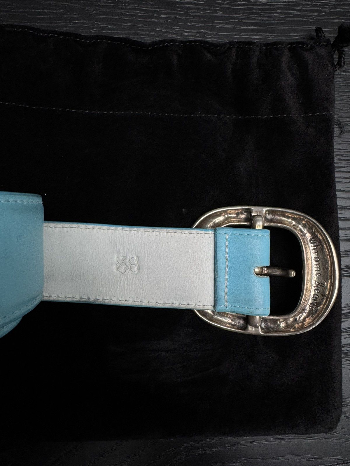 Chrome Hearts Chrome Hearts Cyan Gunslinger Belt Size 38 - 4 Thumbnail