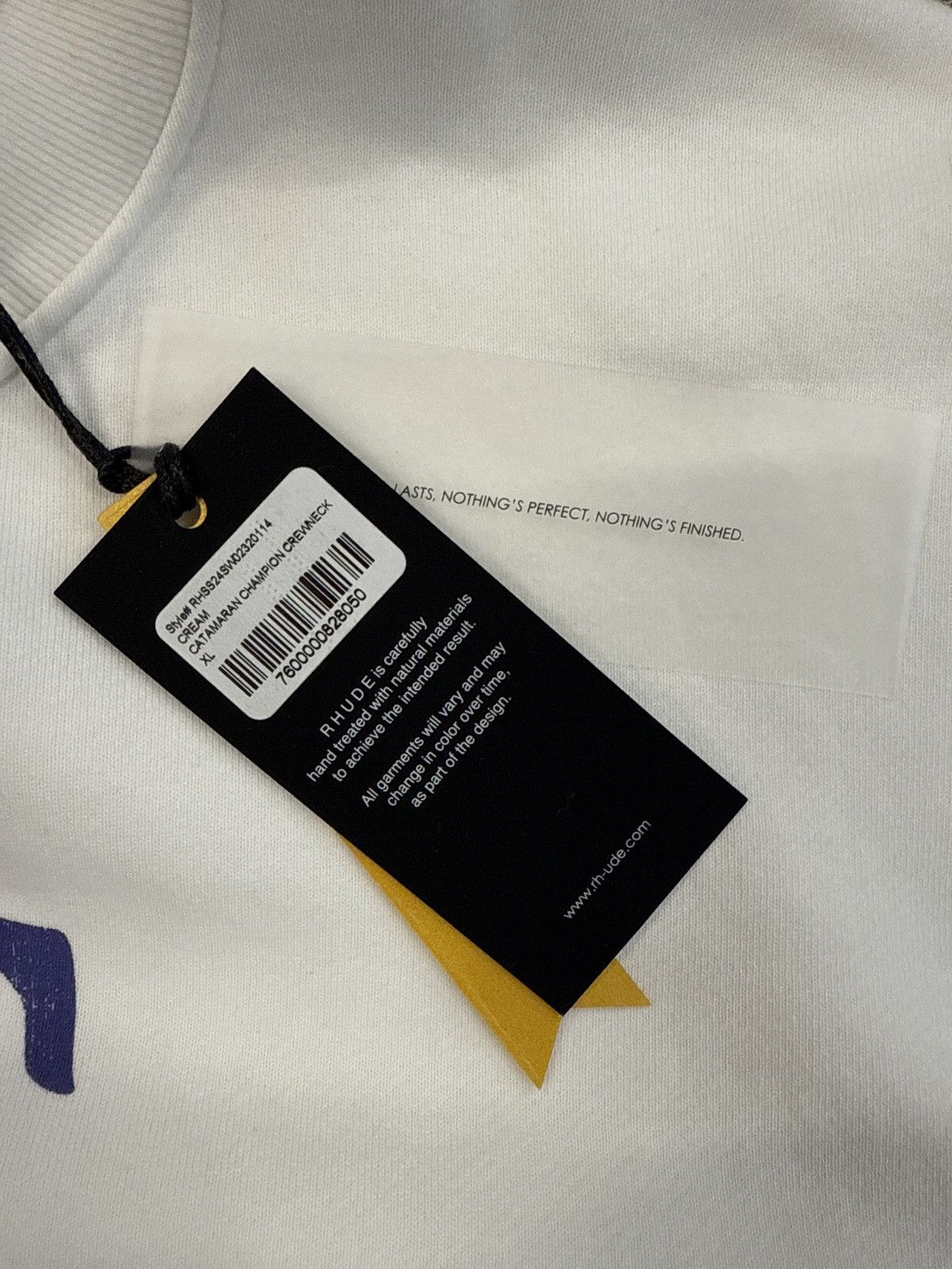Rhude Rhude Catamaran Champion Crewneck Size US XL / EU 56 / 4 - 10 Thumbnail