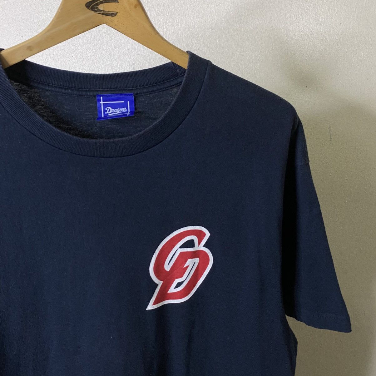 Vintage 1990s Chunichi Dragons Japan Baseball Takuya Asao T Shirt Size US L / EU 52-54 / 3 - 8 Thumbnail