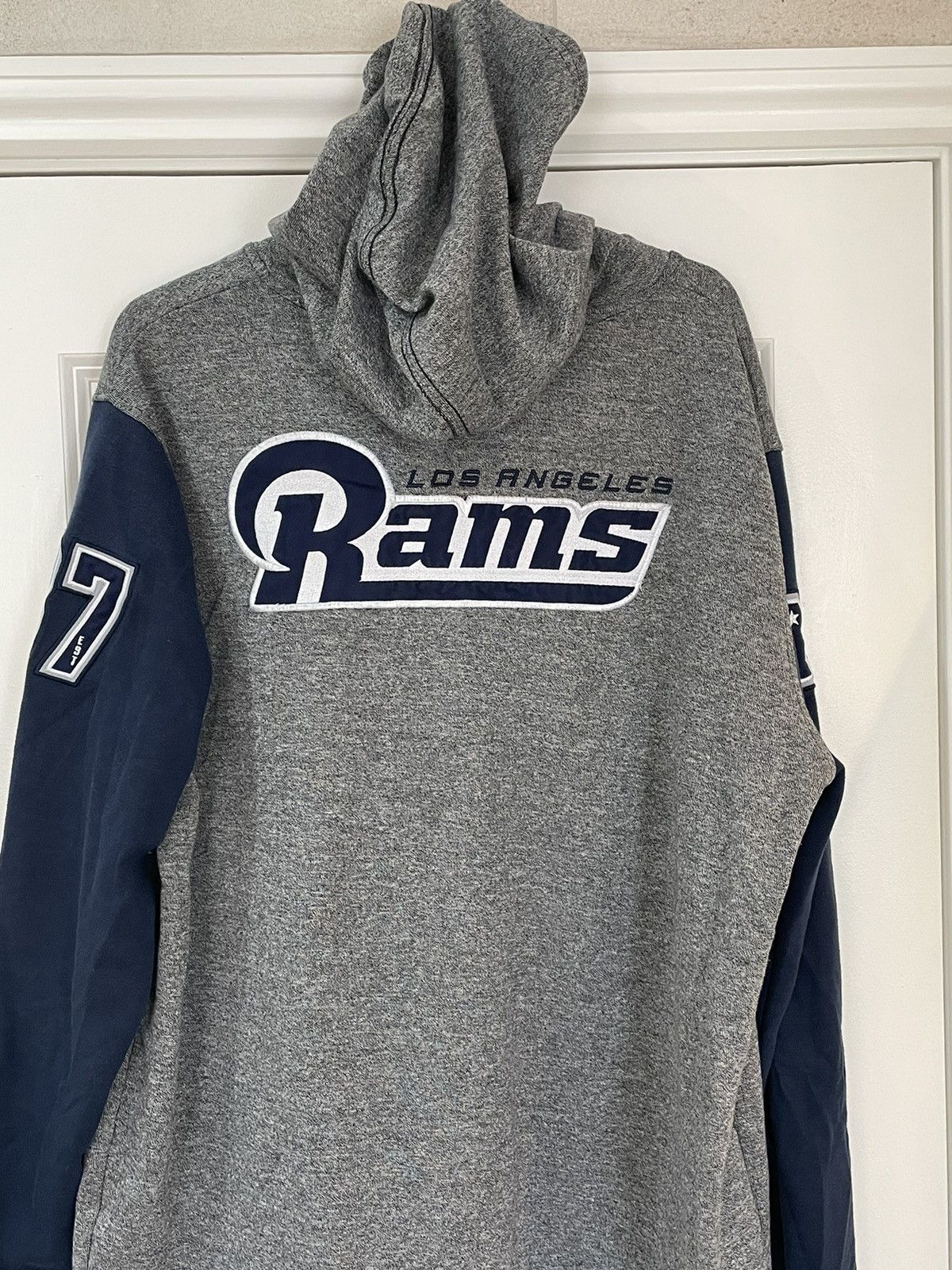 NFL × Vintage Vintage NFL Los Angeles Rams Zip Hoodie Size US XL / EU 56 / 4 - 7 Thumbnail