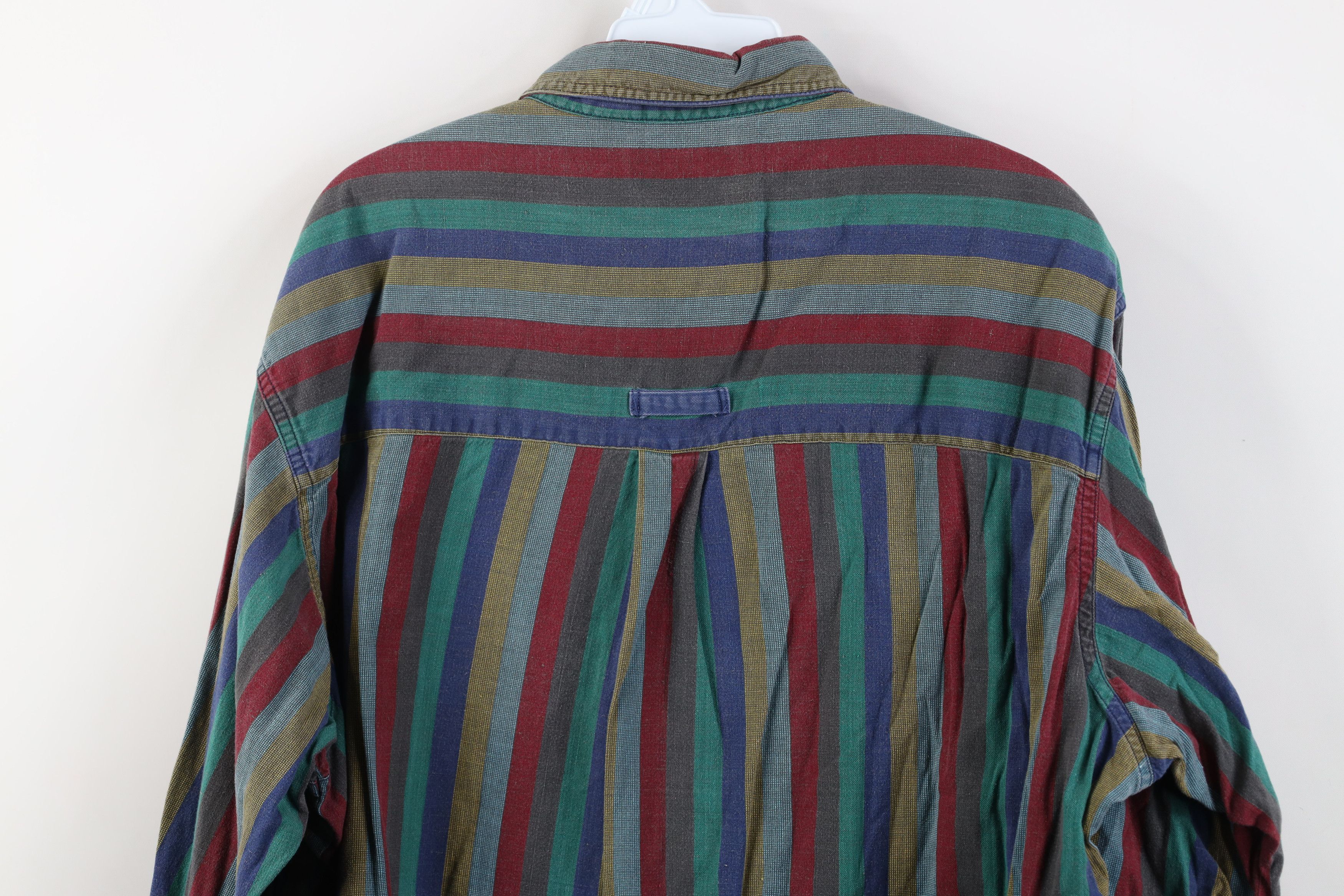 Vintage Vintage 90s Streetwear Cotton Twill Button Down Shirt Size US XL / EU 56 / 4 - 13 Thumbnail