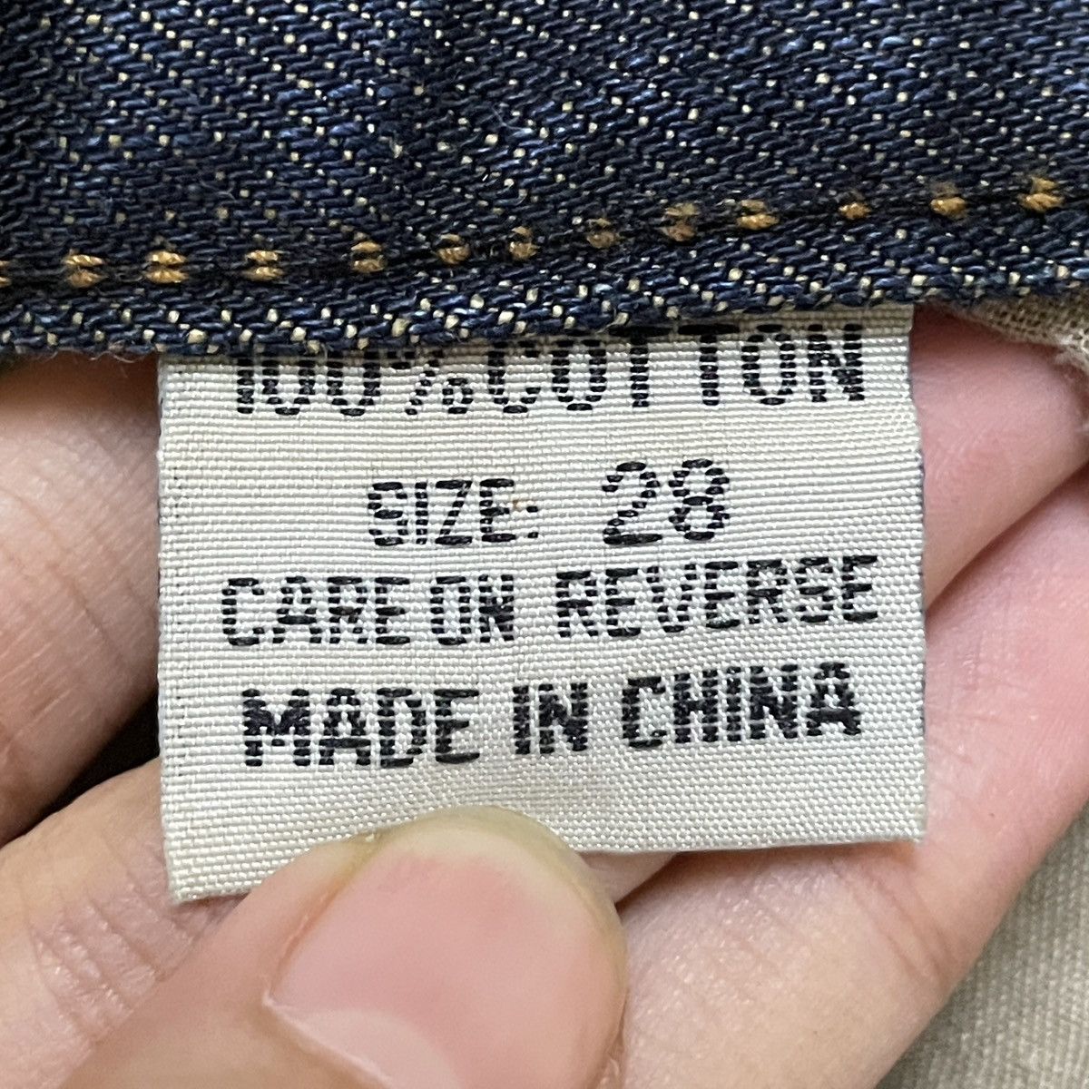 14th Addiction Rare Design Vintage Japanese Brand Fashion Jeans 2000s Size US 28 / EU 44 - 11 Thumbnail