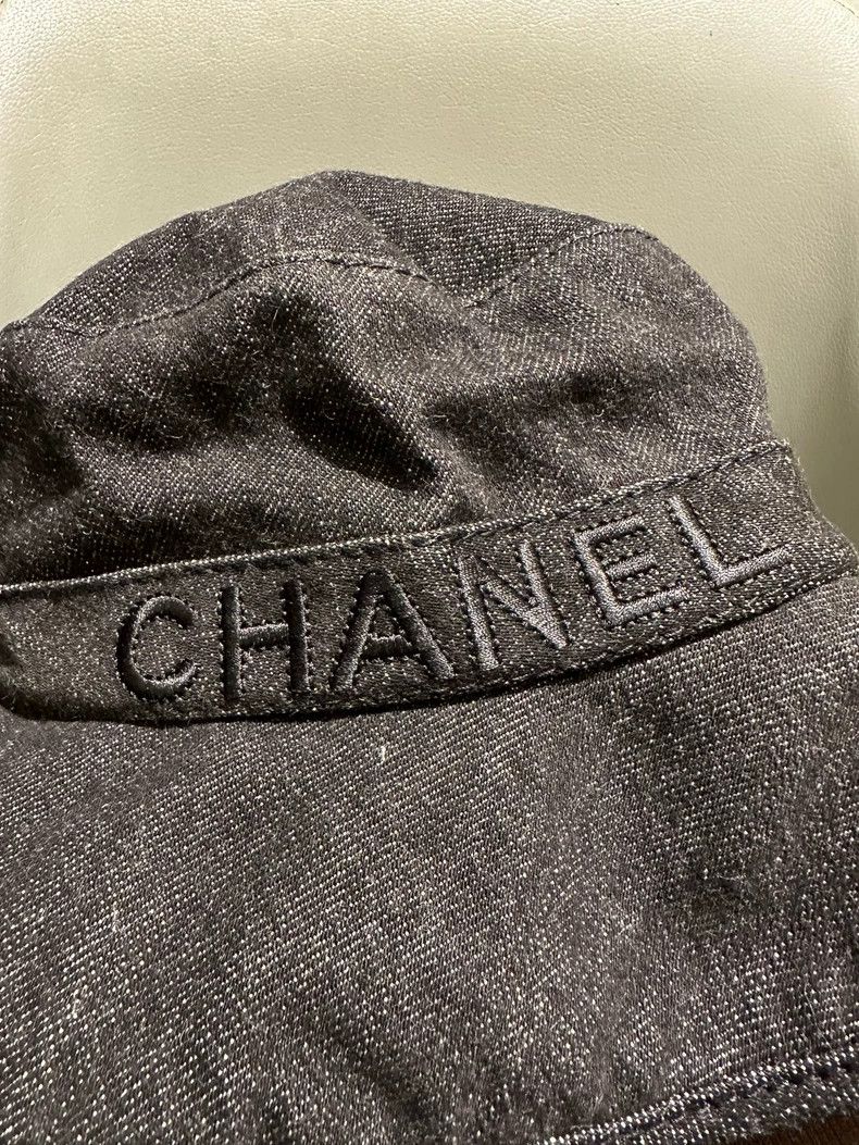 Chanel Chanel Size S Black cowboy fisherman's hat 2504-Nextarrow Size ONE SIZE - 2 Thumbnail