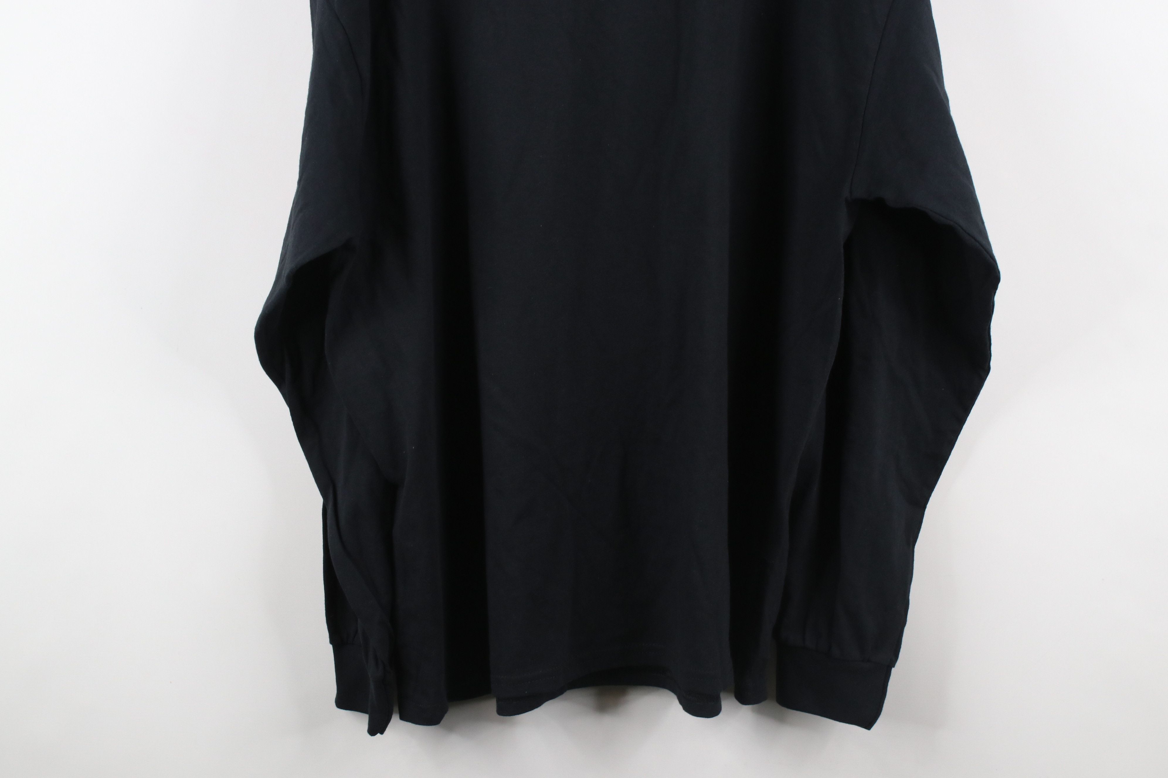 Vintage Vintage 90s Streetwear Long Sleeve T-Shirt Black Cotton Size US XXL / EU 58 / 5 - 8 Thumbnail