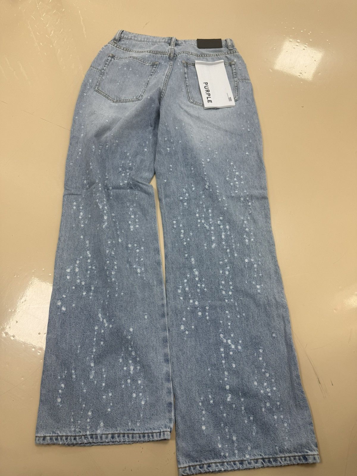Other Purple Brand Wide Buckshot Jeans Size 26" / US 2 / IT 38 - 5 Thumbnail