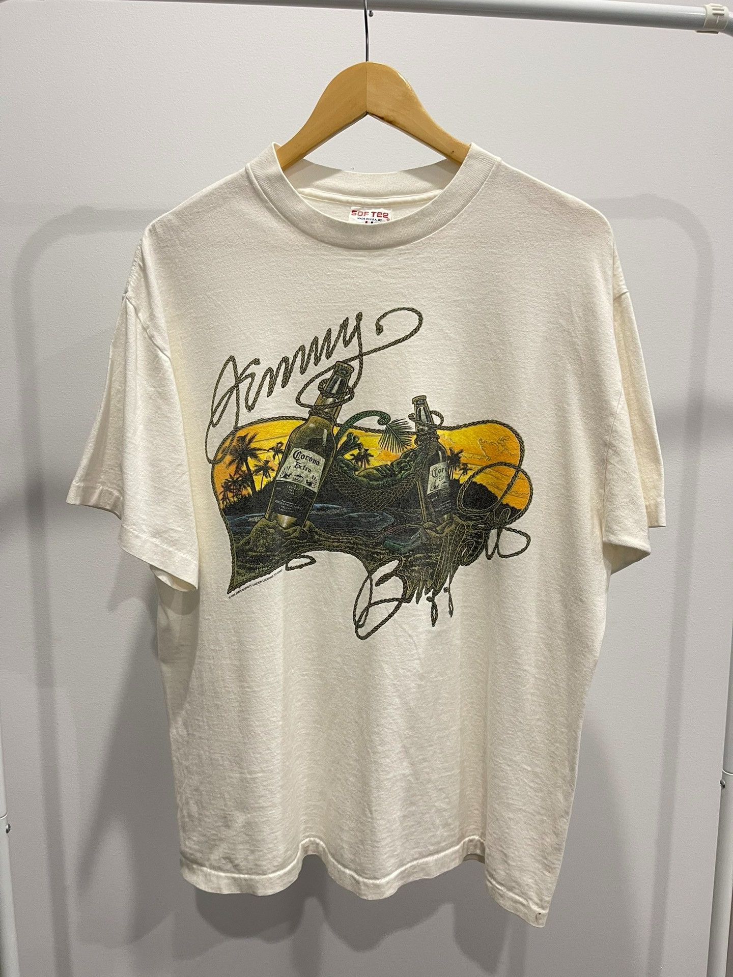 Vintage Jimmy Buffett 1995 Domino College Tour Size US XL / EU 56 / 4 - 1 Thumbnail