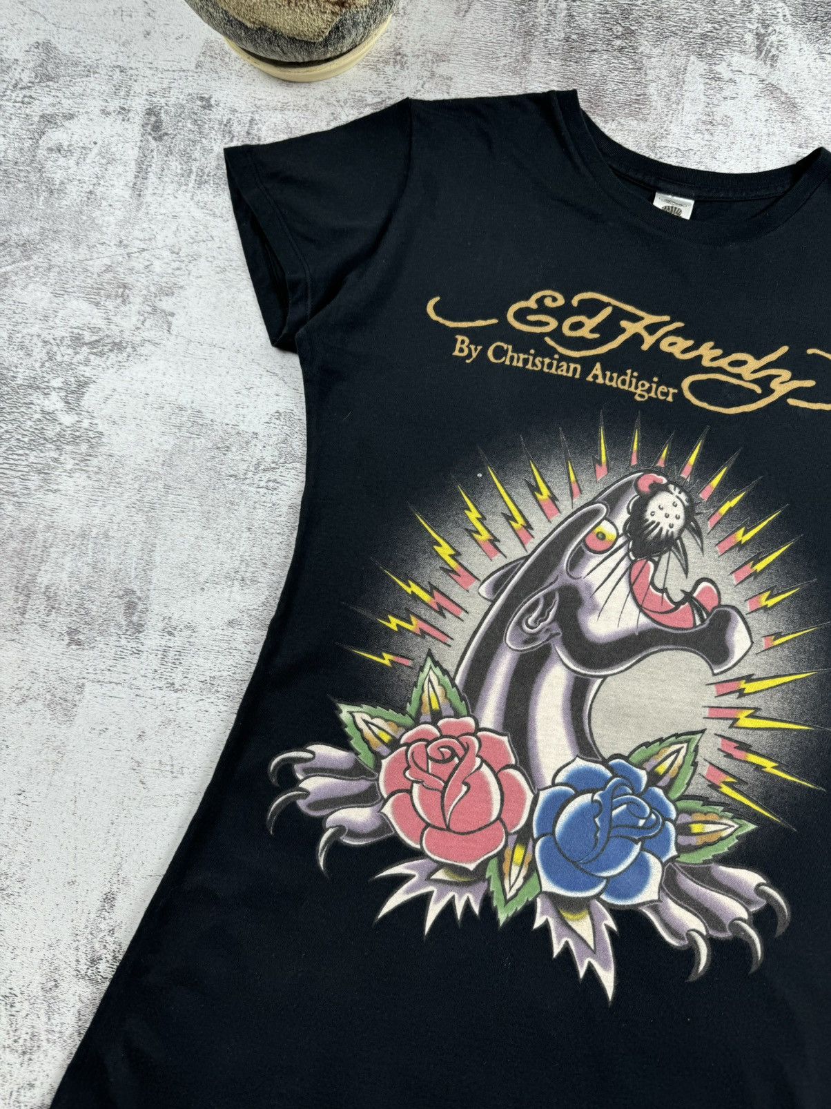 Ed Hardy Ed Hardy Christian Audigier Vintage Long Dress T Shirt Top Size L / US 10 / IT 46 - 6 Thumbnail