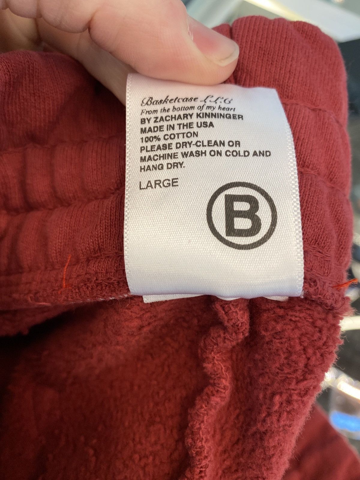 basketcase gallery Basketcase Gallery Lounge Sweatpants Red Size US 36 / EU 52 - 6 Thumbnail