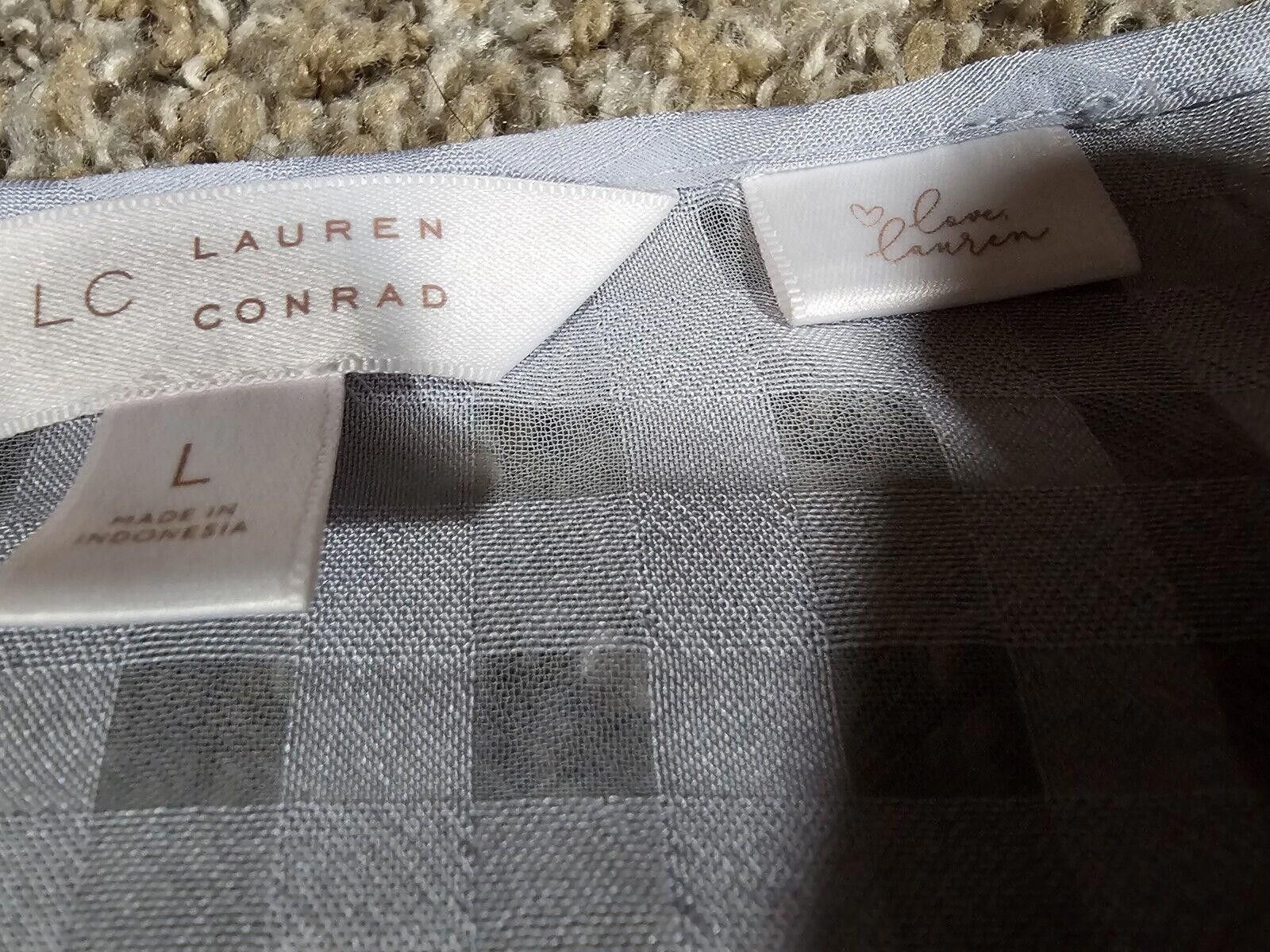 Designer LAUREN CONRAD large Geometric Squares Top Size L / US 10 / IT 46 - 3 Thumbnail