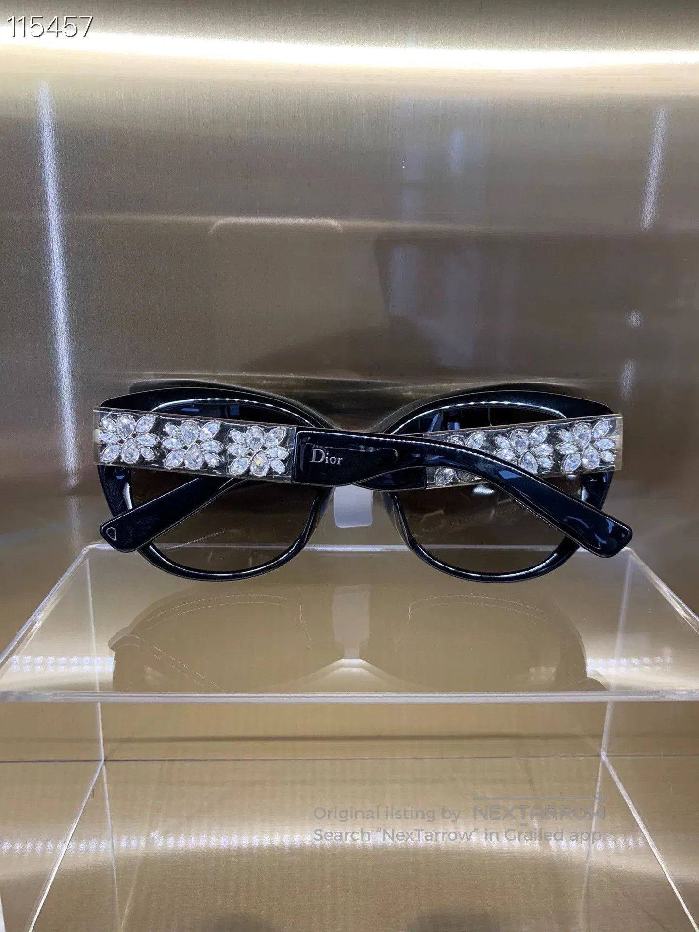 Dior Dior x074785 Classic Sunglasses. Size ONE SIZE - 3 Thumbnail