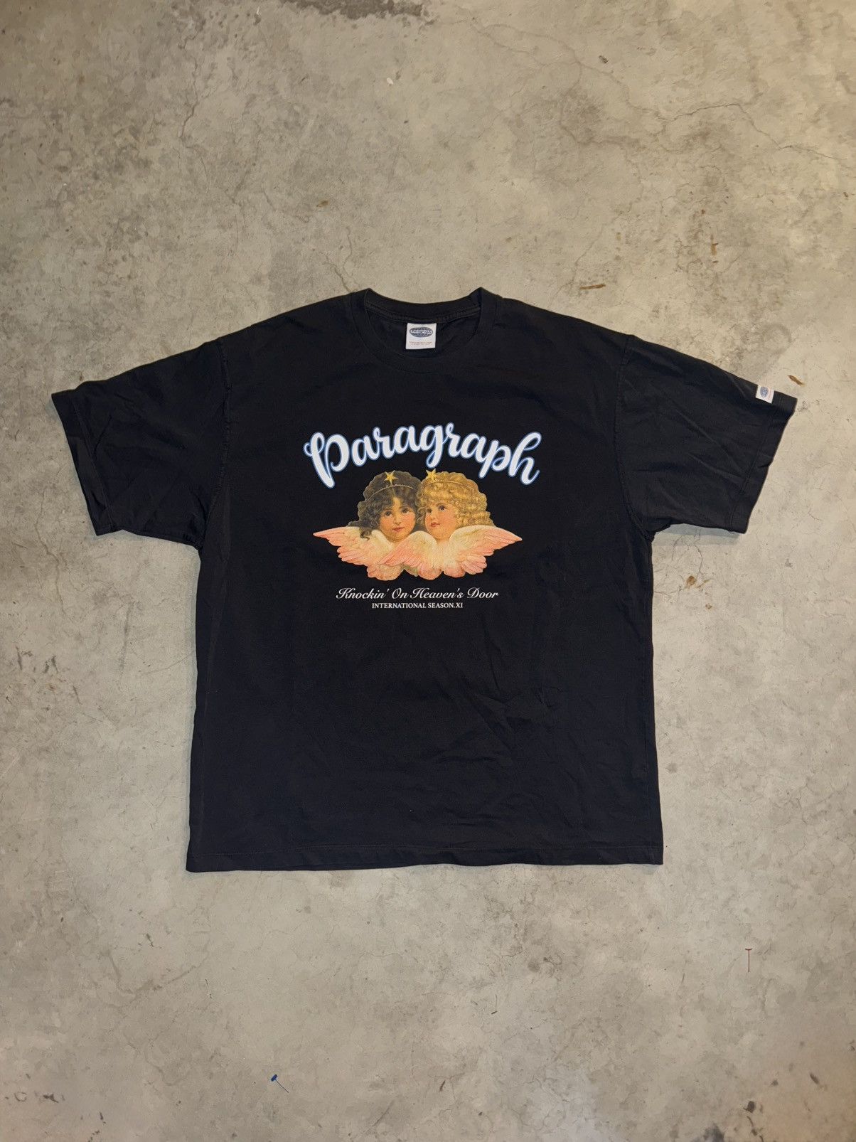 Other Paragraph Twin Angels Heavyweight Streetwear Graphic Tee Size US XL / EU 56 / 4 - 1 Thumbnail
