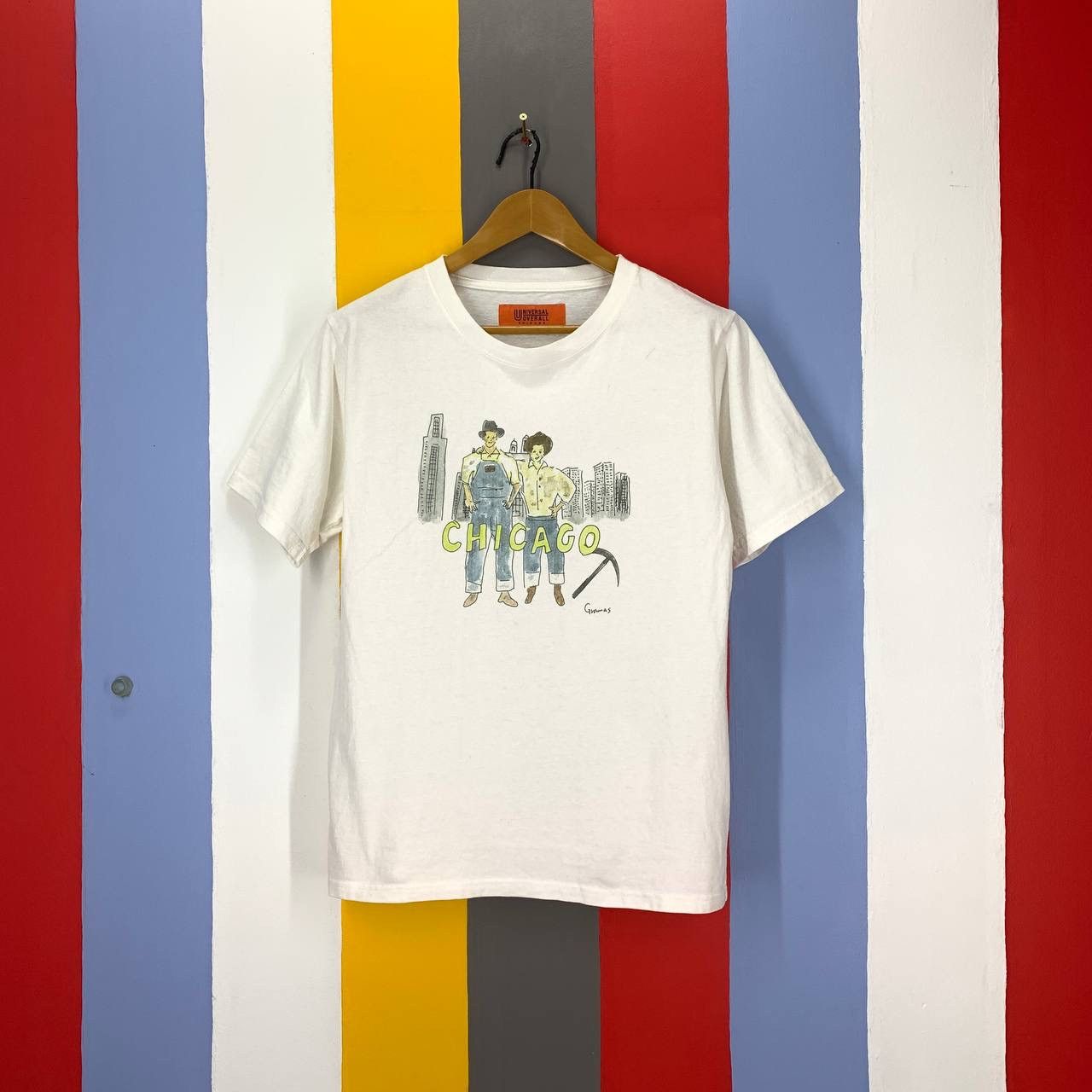 Other UNIVERSAL OVERALL CHICAGO T Shirt #1833/08 Size US M / EU 48-50 / 2 - 1 Thumbnail
