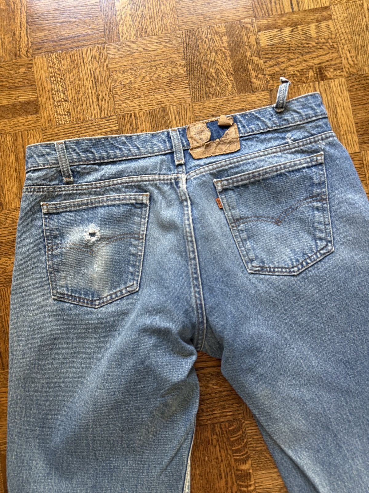 Levi's Vintage Levi's Orange Tab Faded Denim Jeans Size US 36 / EU 52 - 9 Thumbnail