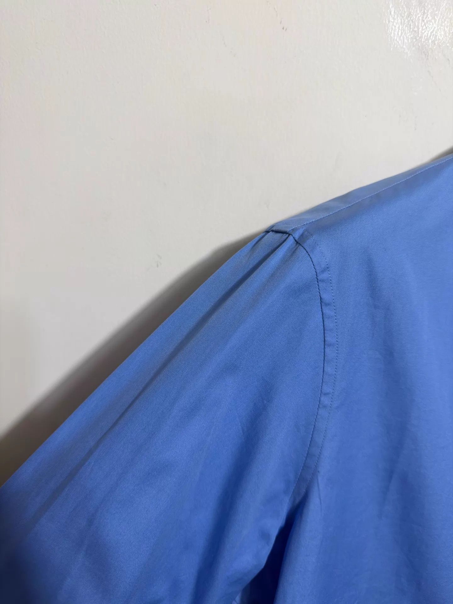Alexander McQueen Alexander Mcqueen blue slim long sleeve shirt size 16 L Size US L / EU 52-54 / 3 - 4 Thumbnail