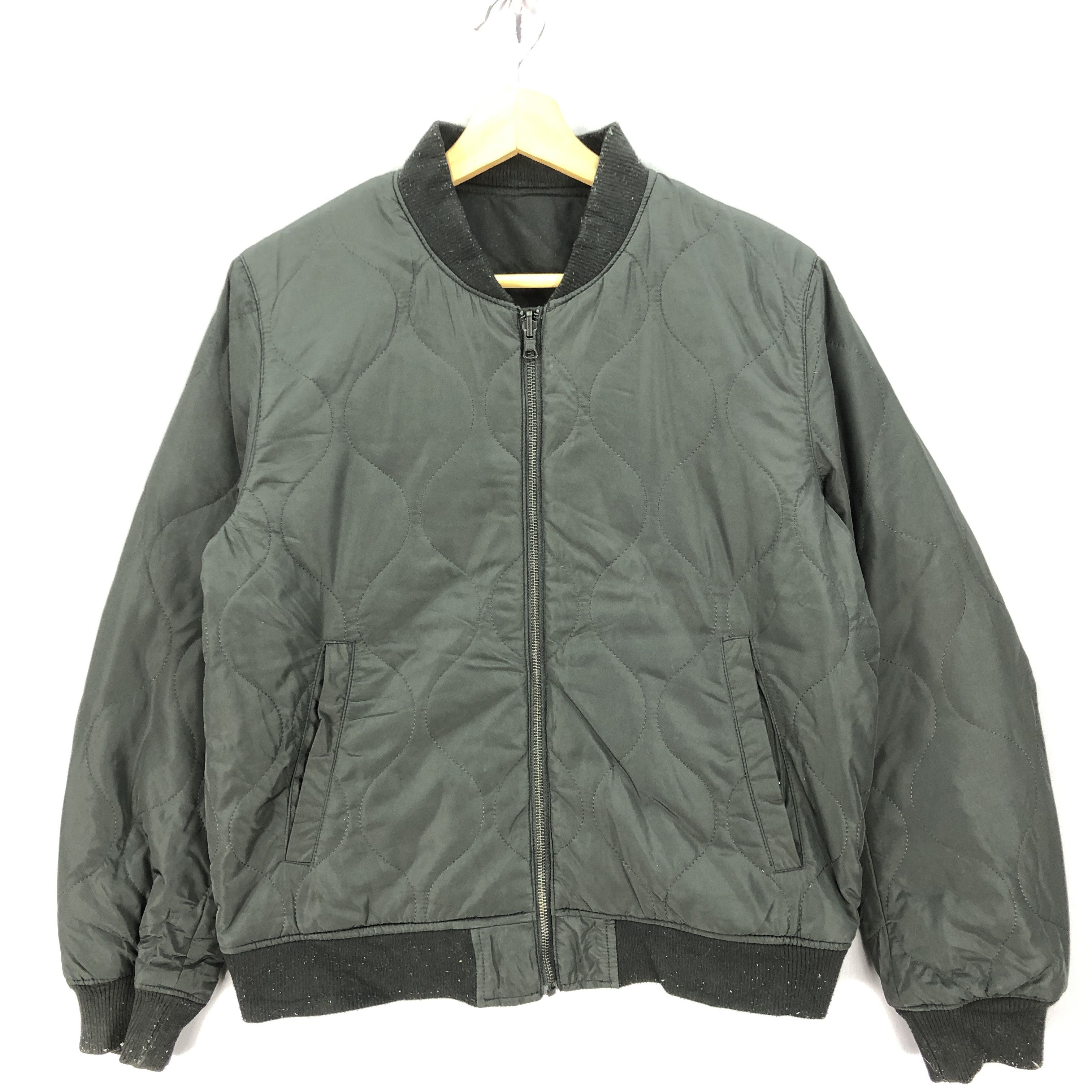 Japanese Brand Vintage Rageblue Reversible Air Force Quilted Bomber Jacket Size US M / EU 48-50 / 2 - 1 Thumbnail