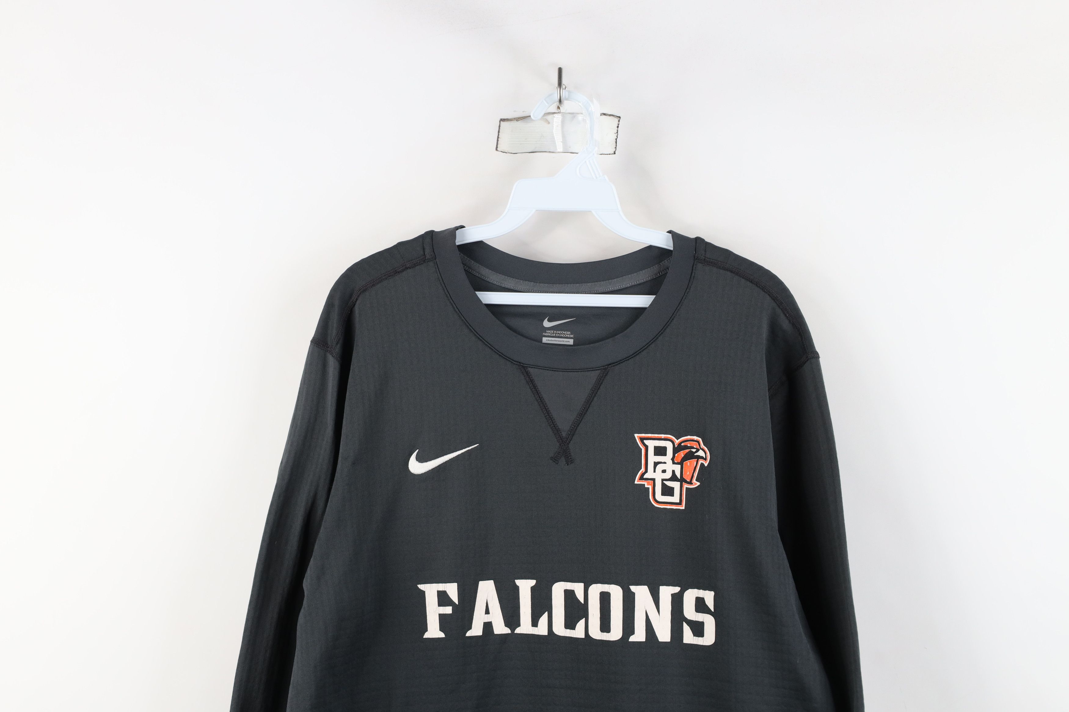 Nike × Vintage Nike Bowling Green State University Football Sweatshirt Size US L / EU 52-54 / 3 - 2 Thumbnail
