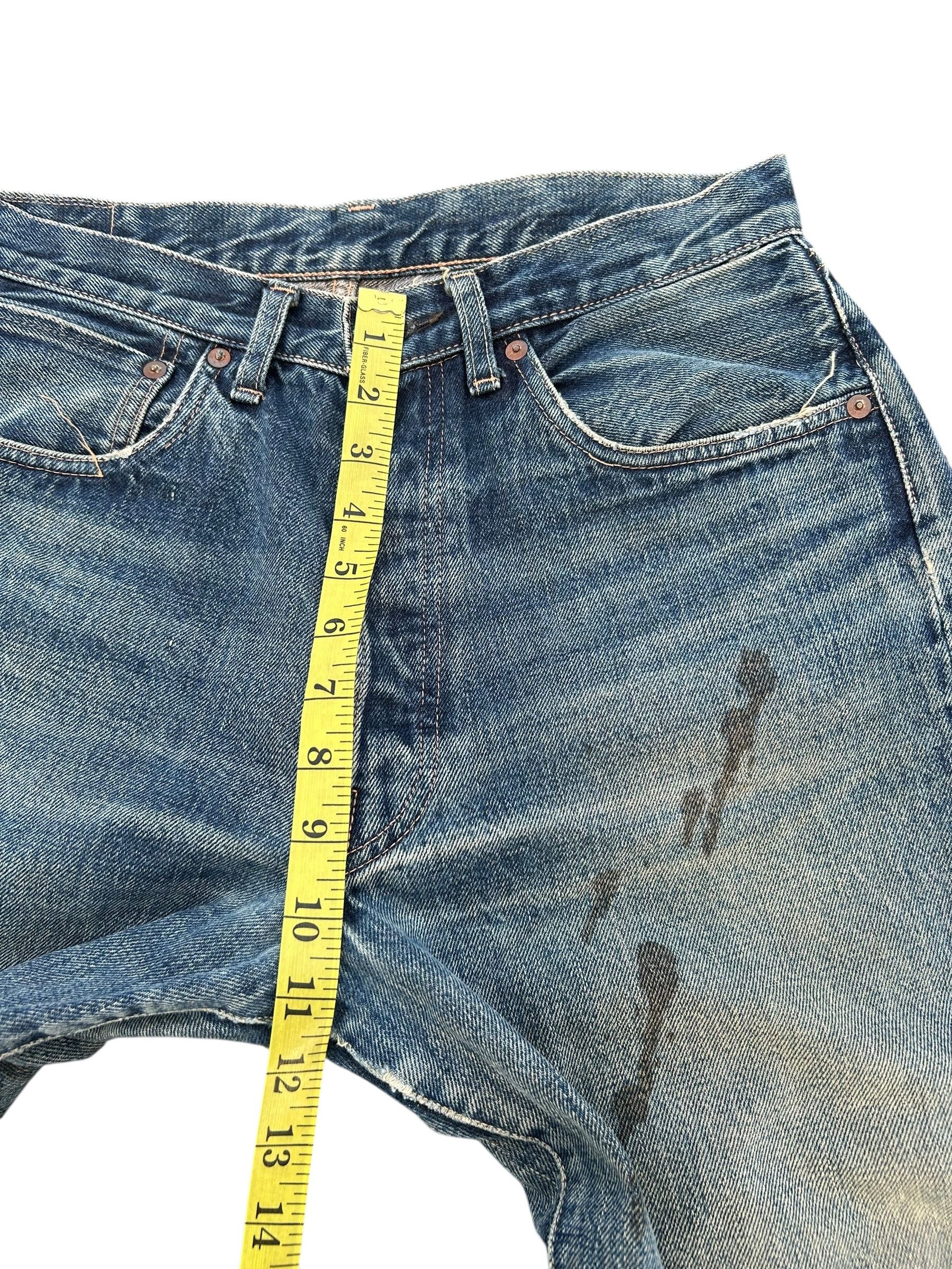 Kapital Vintage Levis Big E Selvedge Distressed Denim Jeans Size US 29 - 17 Thumbnail