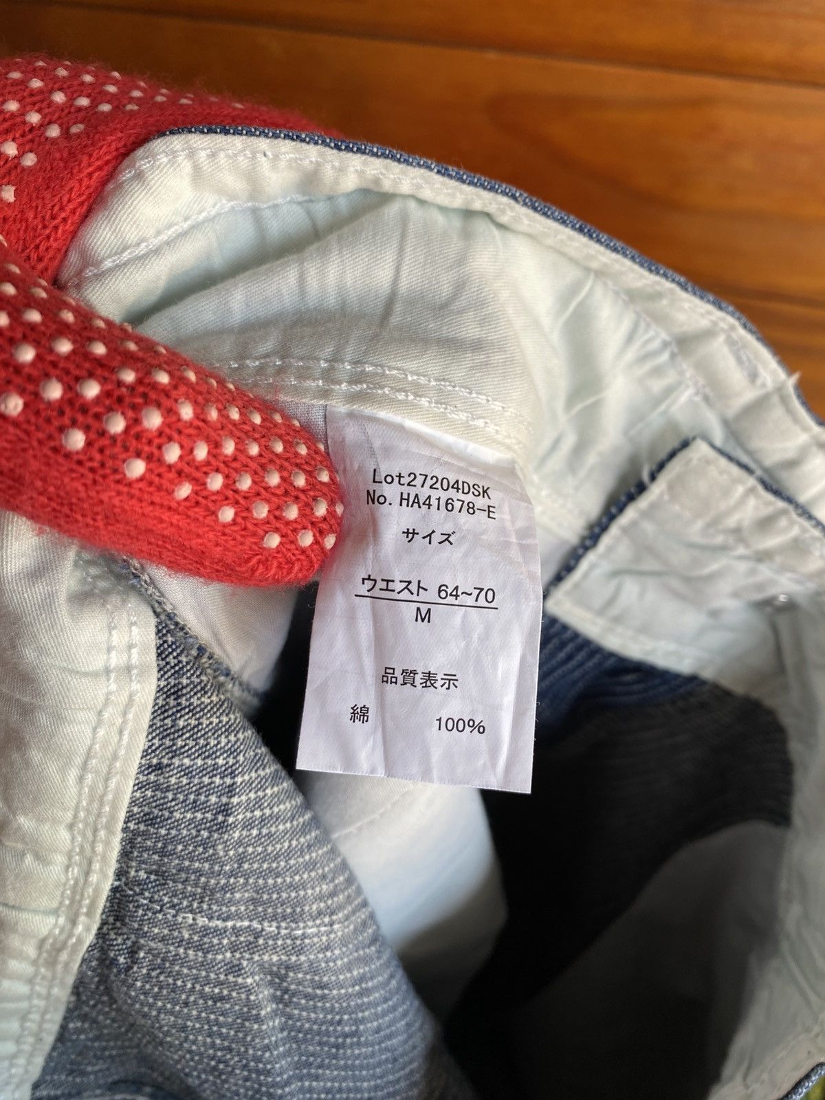 Japanese Brand LOGOS DAYS Hickory Stripe Denim Pants Wide Leg Jeans Size US 28 / EU 44 - 15 Thumbnail
