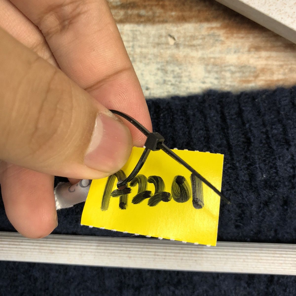 Japanese Brand Colza Dark Blue Cardigan Knitwear #A2201 Size US M / EU 48-50 / 2 - 10 Thumbnail