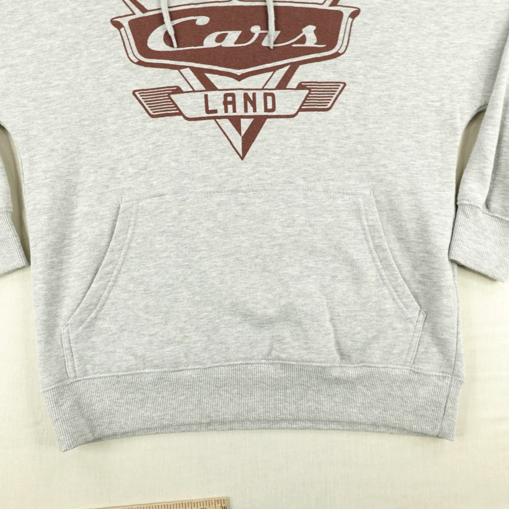 Disney VINTAGE Disney Hoodie Men XS Gray Cars Land Pullover Sweatshirt Pixar Disneyland Size US XS / EU 42 / 0 - 4 Thumbnail
