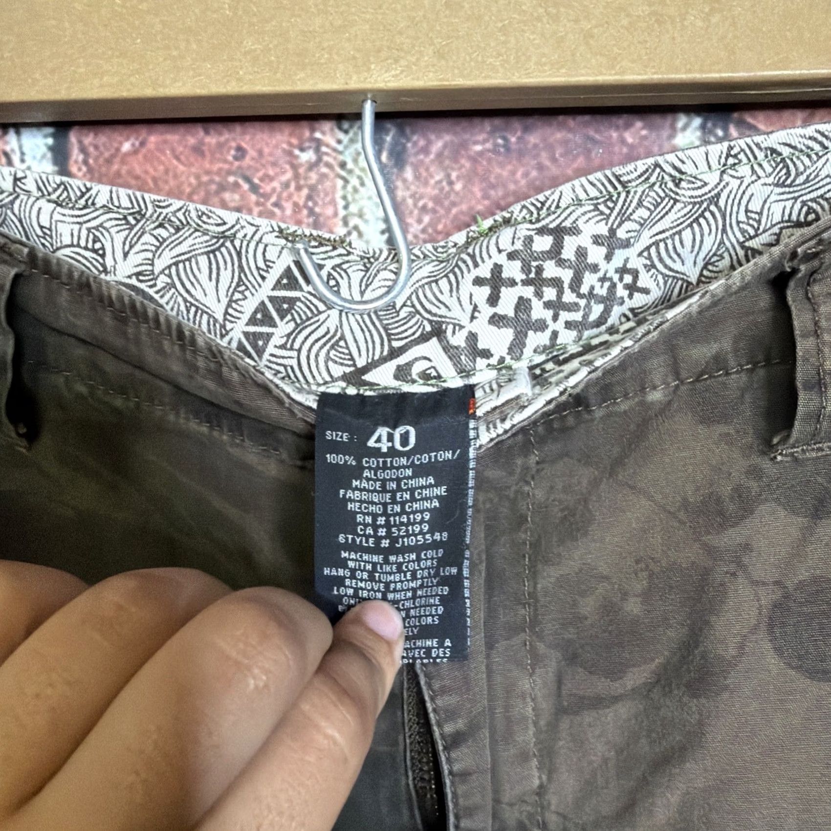Quiksilver VINTAGE Quiksilver Pants Military Camo Brown Cargo Y2K 40 Mens Size US 40 / EU 56 - 3 Thumbnail