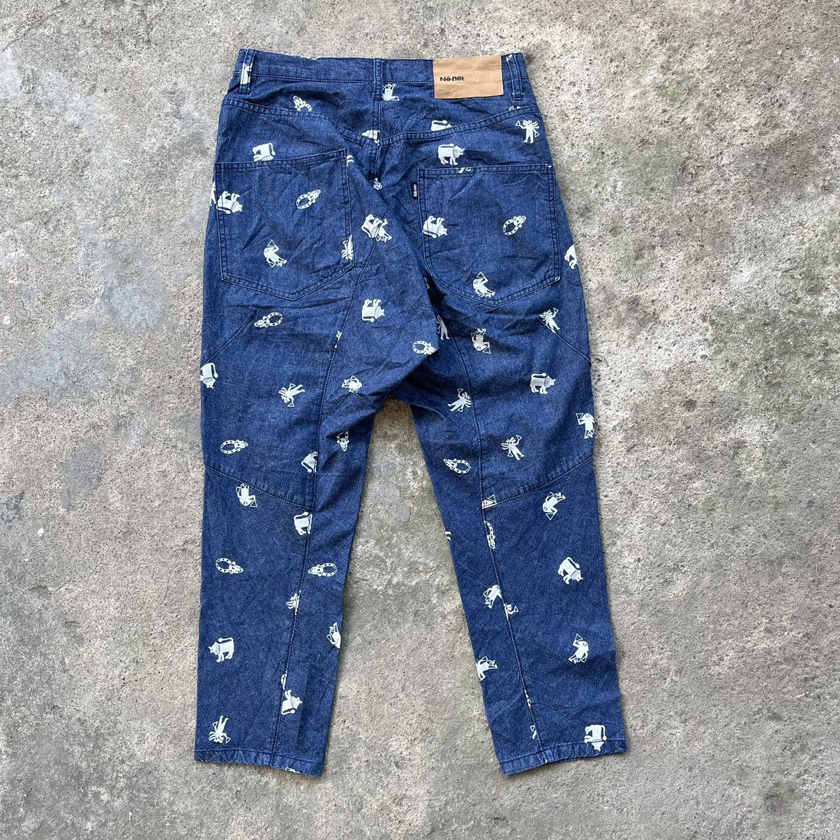 Issey Miyake Ne-net by Issey Miyake Pants Full Print Size US 30 / EU 46 - 7 Thumbnail