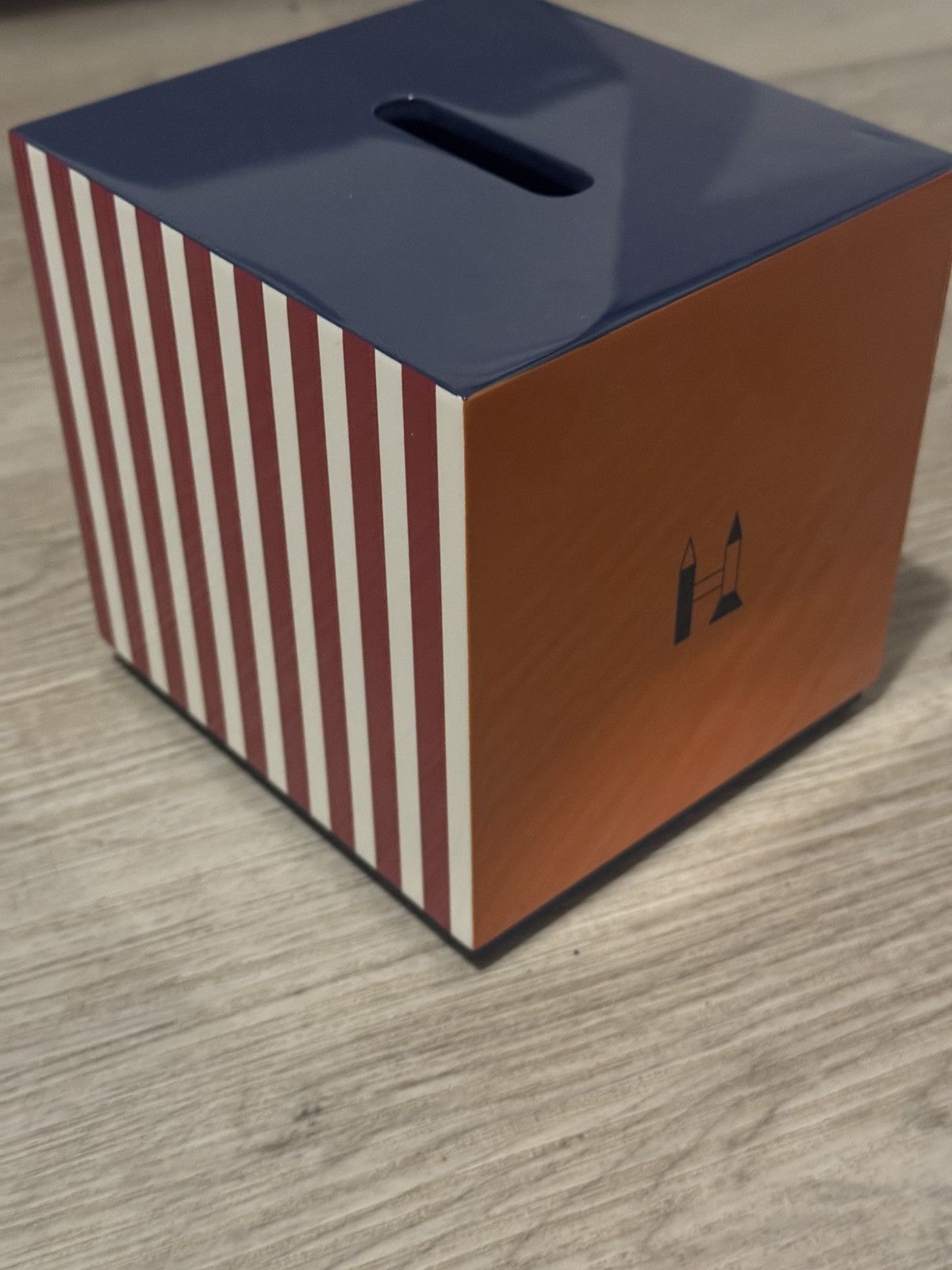 Hermes Hermes K-Box Square Tissue Box Multicolor Lacquered Wood Size ONE SIZE - 2 Thumbnail