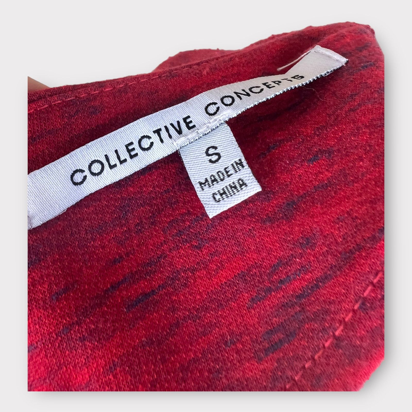 Nordstrom Collective Concepts | Red Long Sleeve Fit and Flare Dress Size S / US 4 / IT 40 - 5 Thumbnail