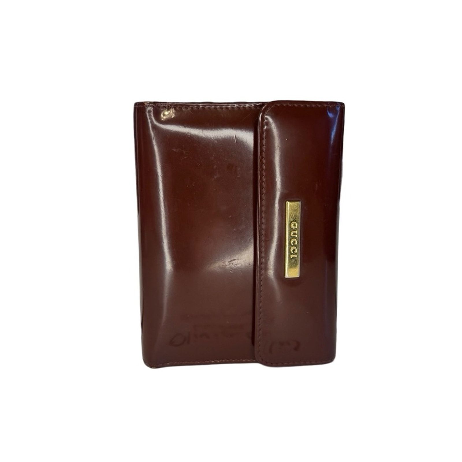 Gucci Gucci Mini Agenda Planner/Wallet GUC Red Burgundy Vintage Size ONE SIZE - 5 Thumbnail