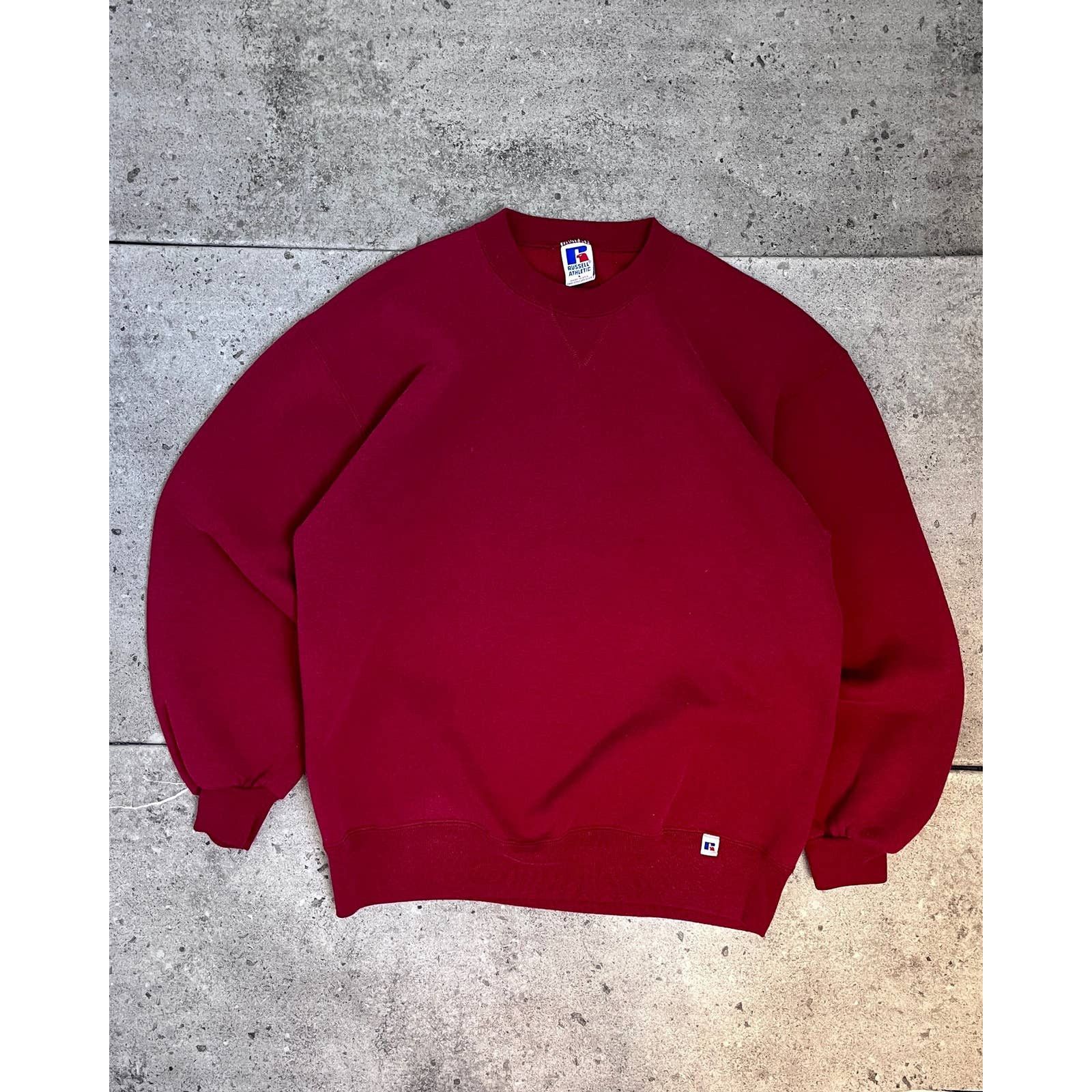 Russell Athletic Russell Red Sweatshirt (L) 1990s Grailed