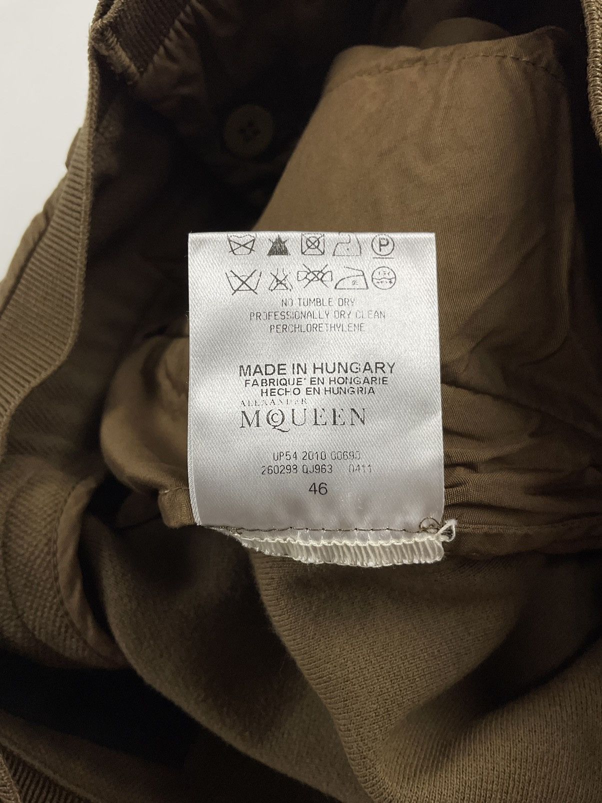 Alexander McQueen Alexander McQueen 2010 Cargo Pants Size US 30 / EU 46 - 11 Thumbnail