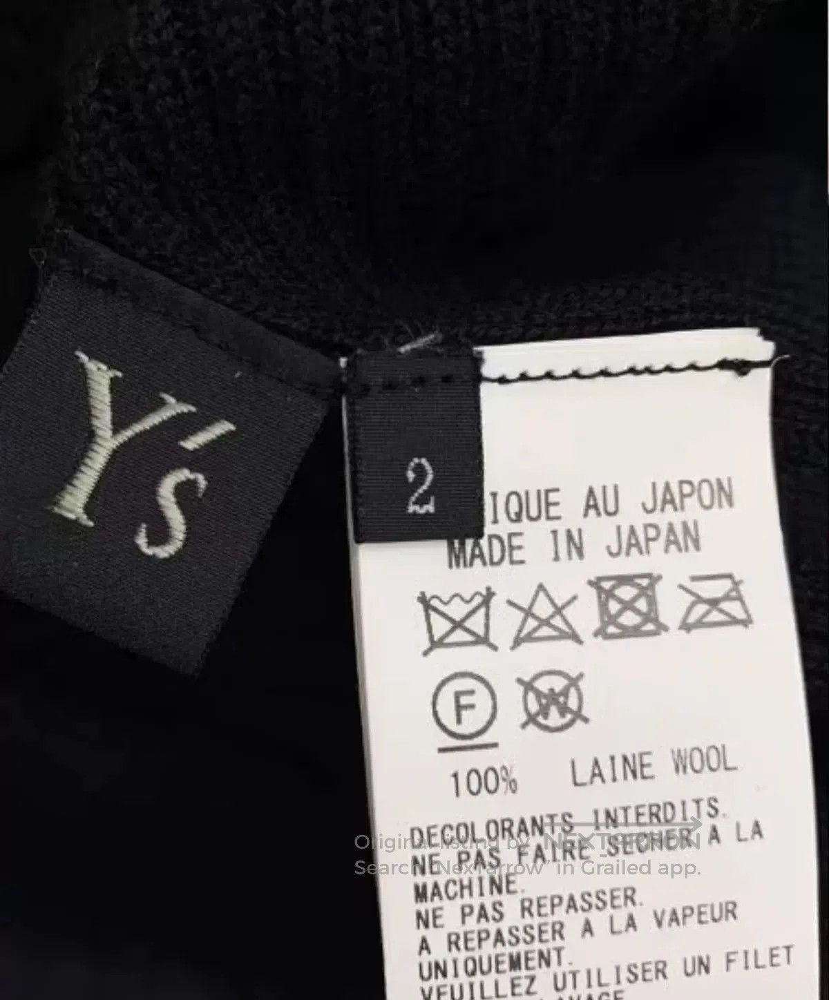 Yohji Yamamoto Y's Yohji Yamamoto Turtleneck Wool Sweater. Size M / US 6-8 / IT 42-44 - 5 Thumbnail