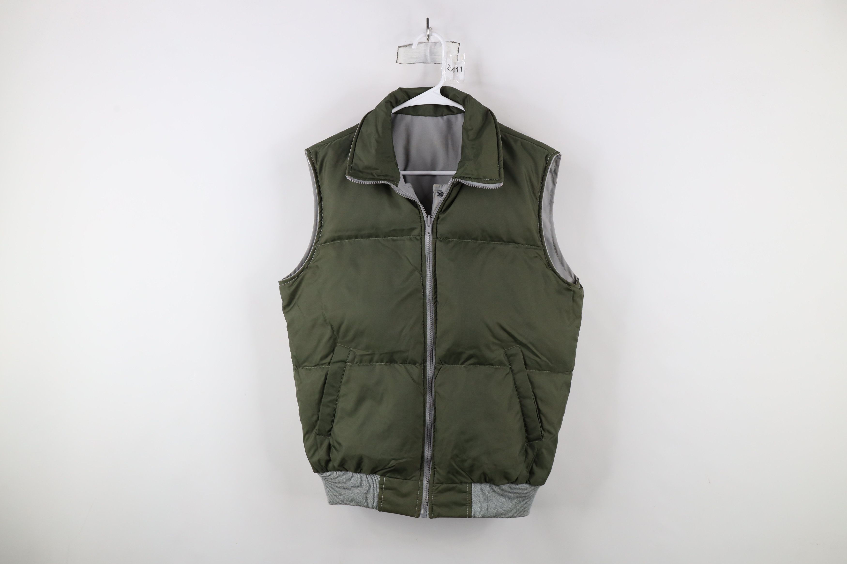 Vintage Vintage 70s Streetwear Reversible Duck Insulated Puffer Vest Size US M / EU 48-50 / 2 - 12 Thumbnail