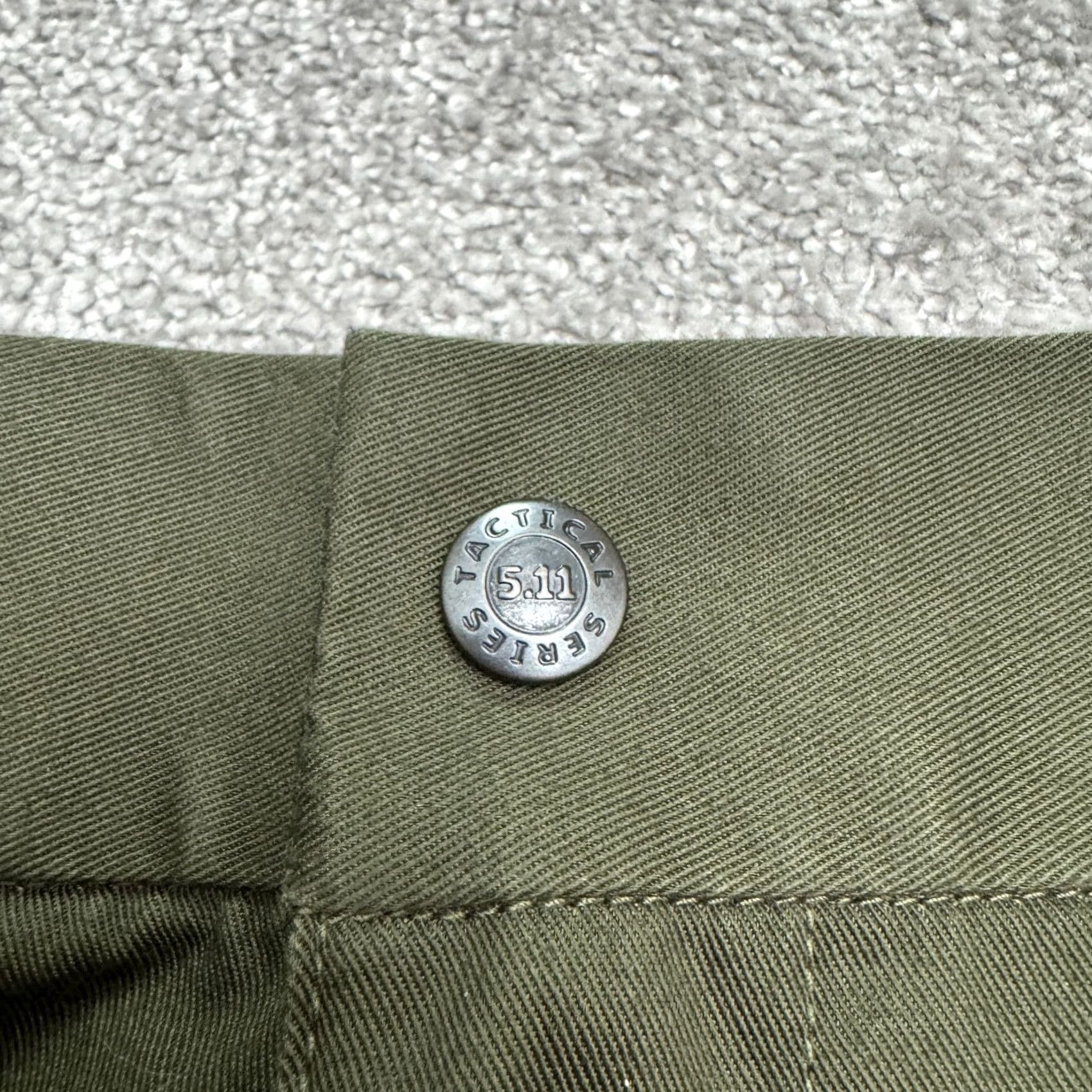 Vintage 5.11 Tactical Series Uniform Work Pants Mens 48x30 Green Straight Leg Classic Shirt Pants Mens Regular Green 5.11 Tactical Series Mens Size US 32 / EU 48 - 3 Thumbnail