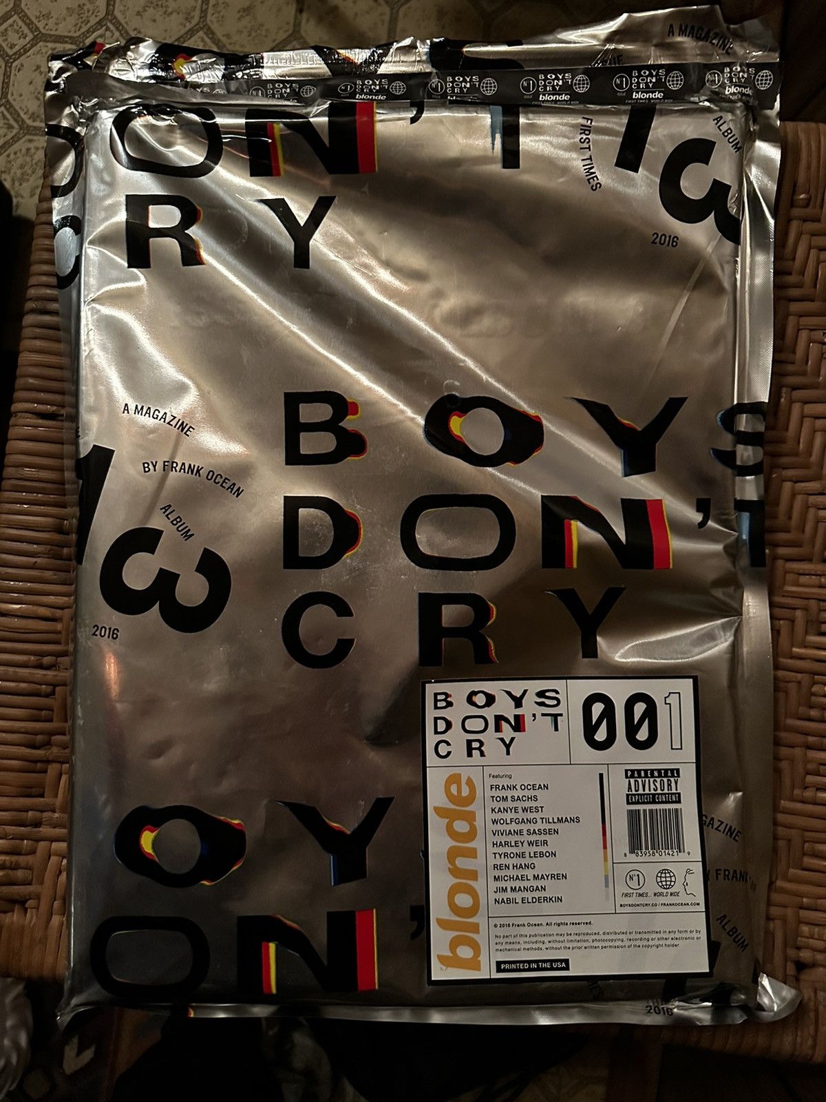image of Frank Ocean Boys Don’T Cry Magazine in Grey, Men's