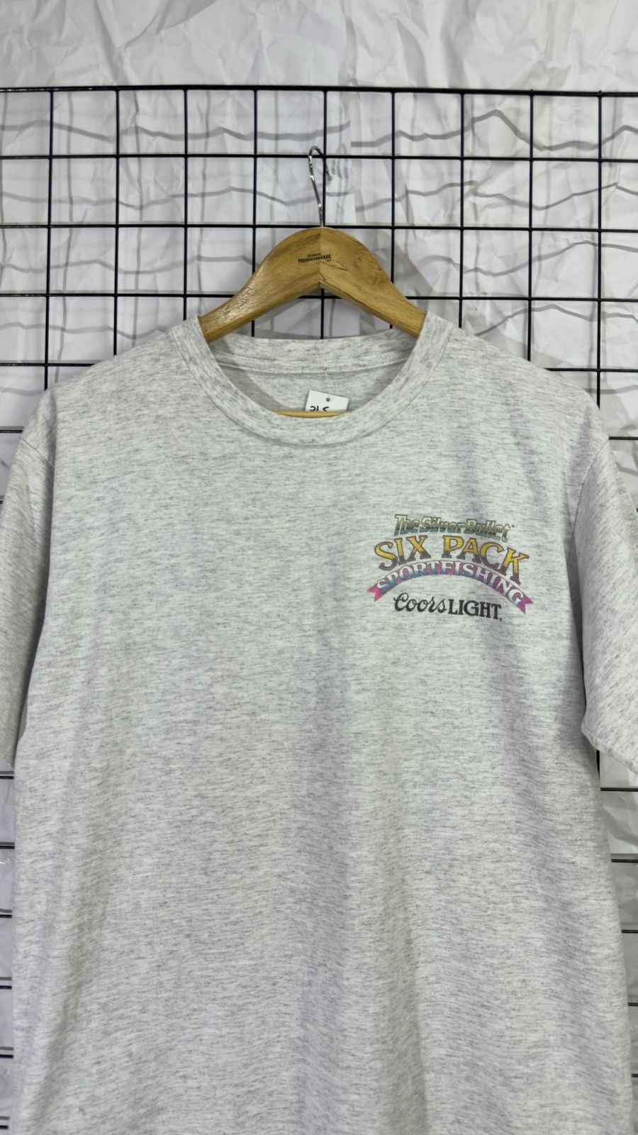 Vintage Vintage 1991 cools light beer fishing tee shirt Size US L / EU 52-54 / 3 - 4 Thumbnail