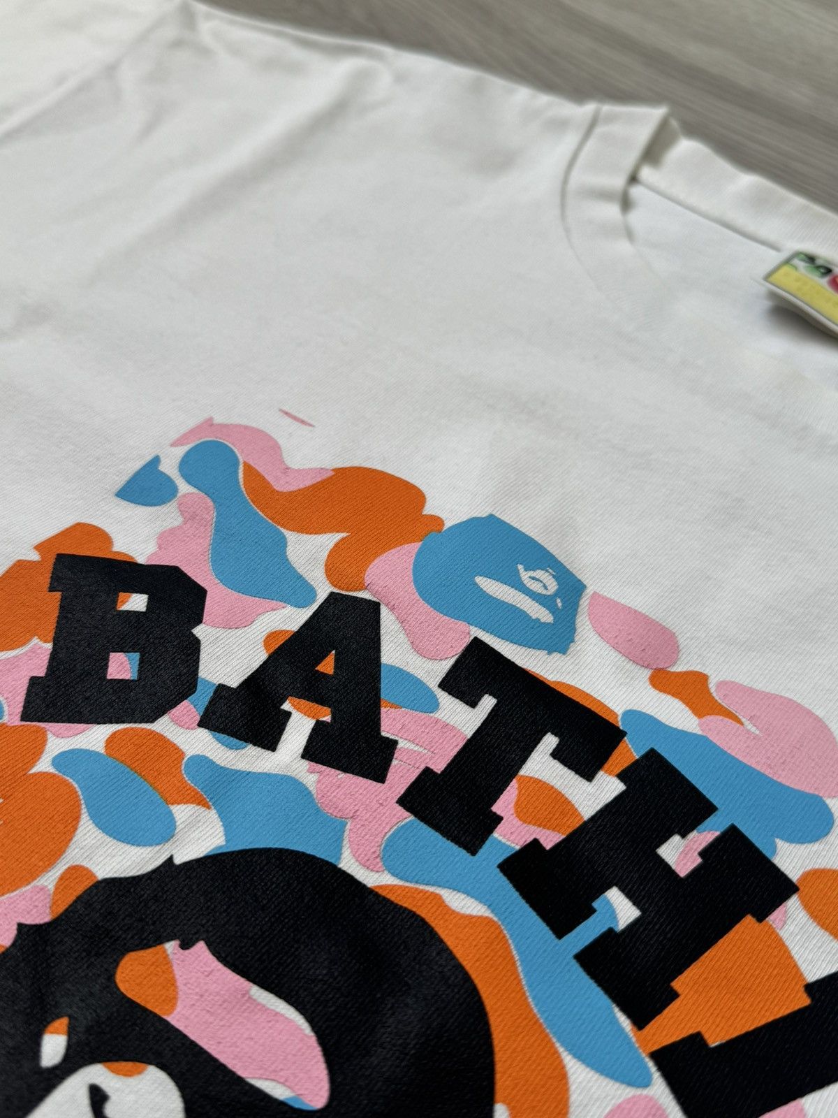 Bape Bape multicolor College Tee Size US XL / EU 56 / 4 - 3 Thumbnail