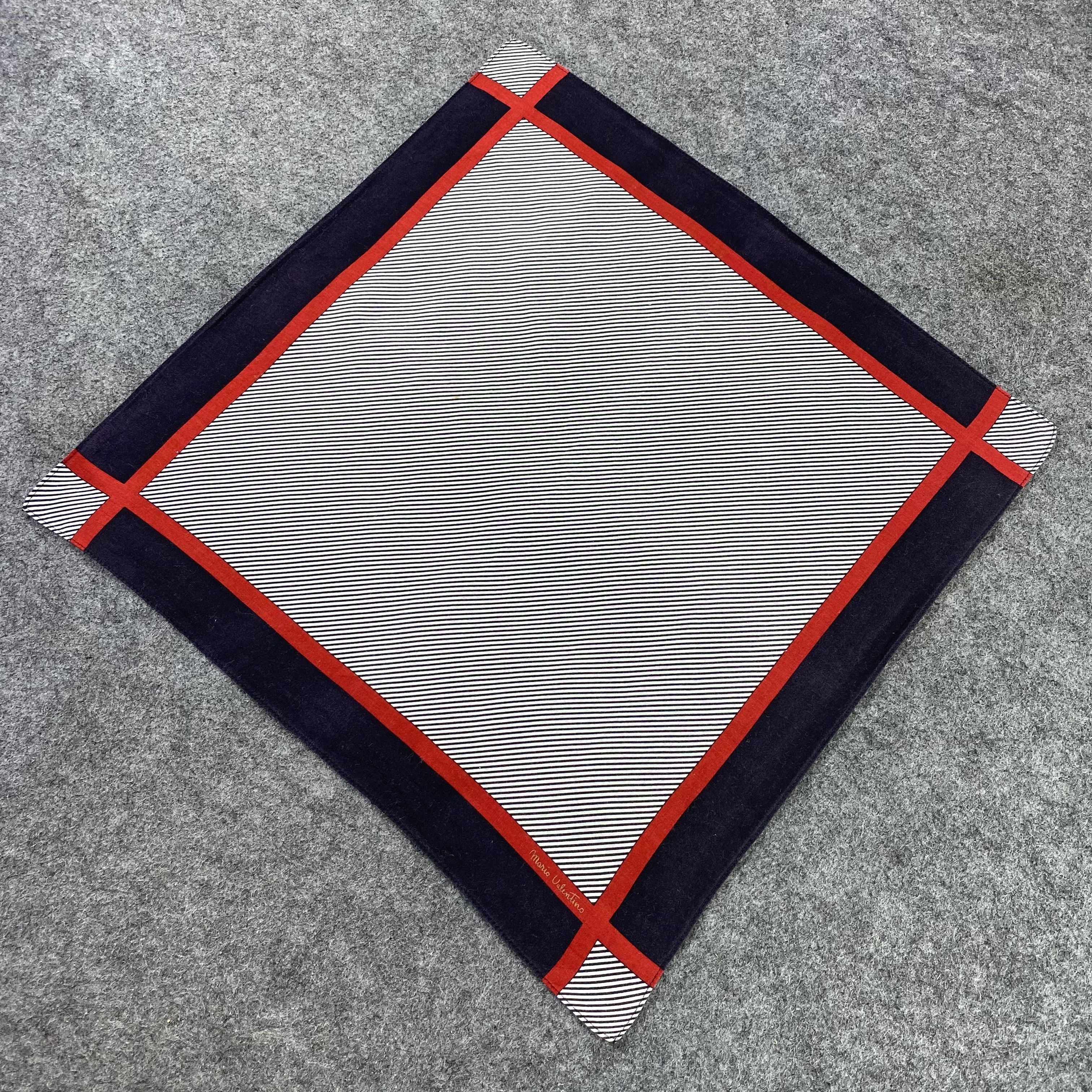 Designer Mario Valentino Handkerchief Neckerchief Bandana -B809 Size ONE SIZE - 4 Thumbnail