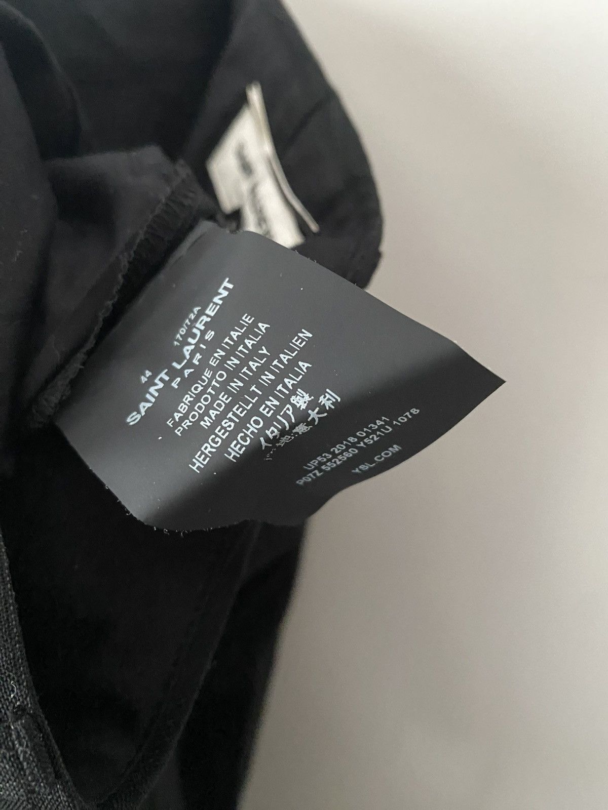Saint Laurent Paris Saint Laurent Paris Striped Trouser BNWT Size US 30 / EU 46 - 6 Thumbnail