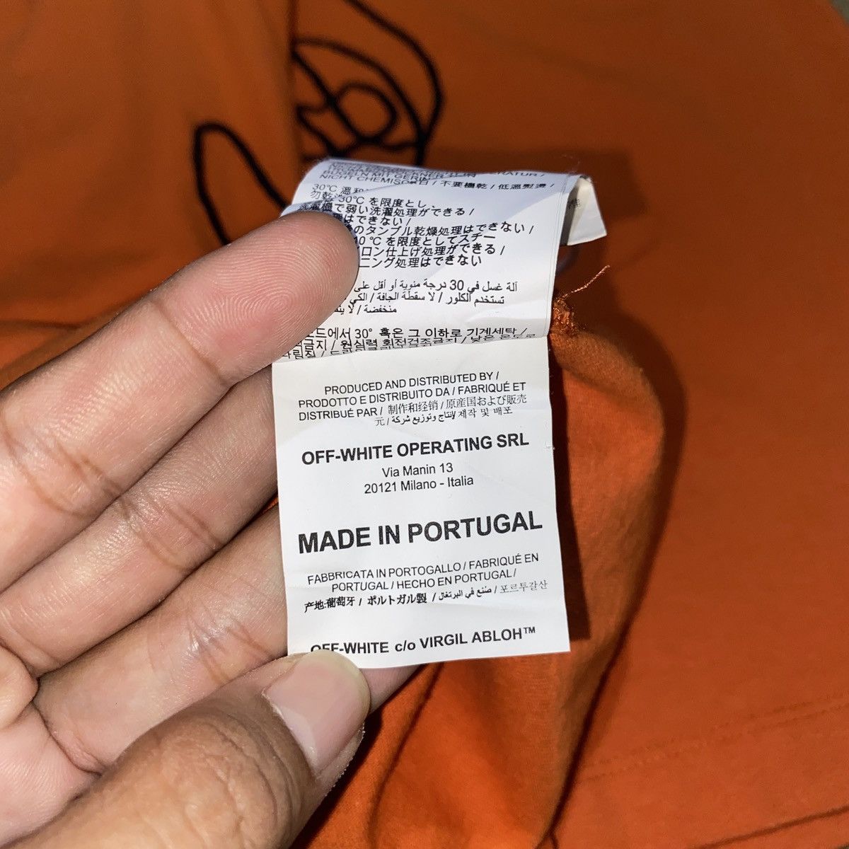 Off-White Off white abstract arrow logo T-shirt over size Size US M / EU 48-50 / 2 - 13 Thumbnail