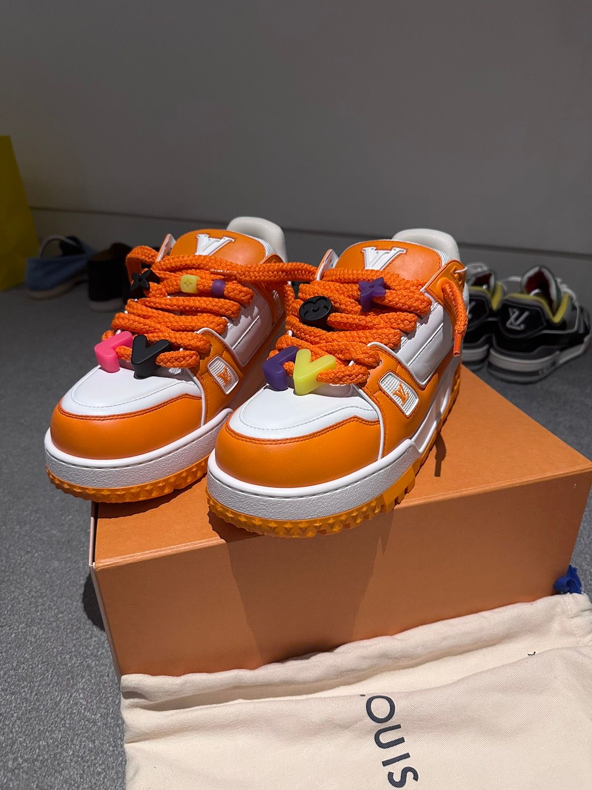 🔥599 000 сум 👟Louis Vuitton Trainer Sneakers Maxi Orange Размеры: 36,  37, 38, 39, 40 〰️〰️〰️〰️〰️〰️〰️〰️ 