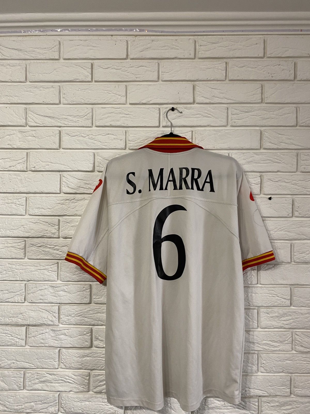 Asics Vintage ASICS ACR Messina Away Jersey - S. Marra #6 -2001/02 Size US XL / EU 56 / 4 - 8 Thumbnail