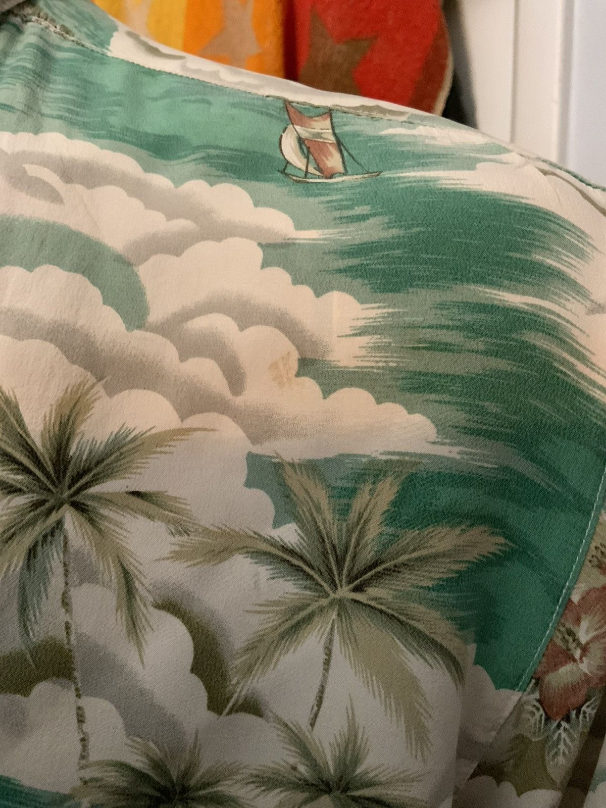 Designer × Vintage Vintage Citron Santa Monica 100% Silk Hawaiian AOP Shirt Size US M / EU 48-50 / 2 - 16 Thumbnail