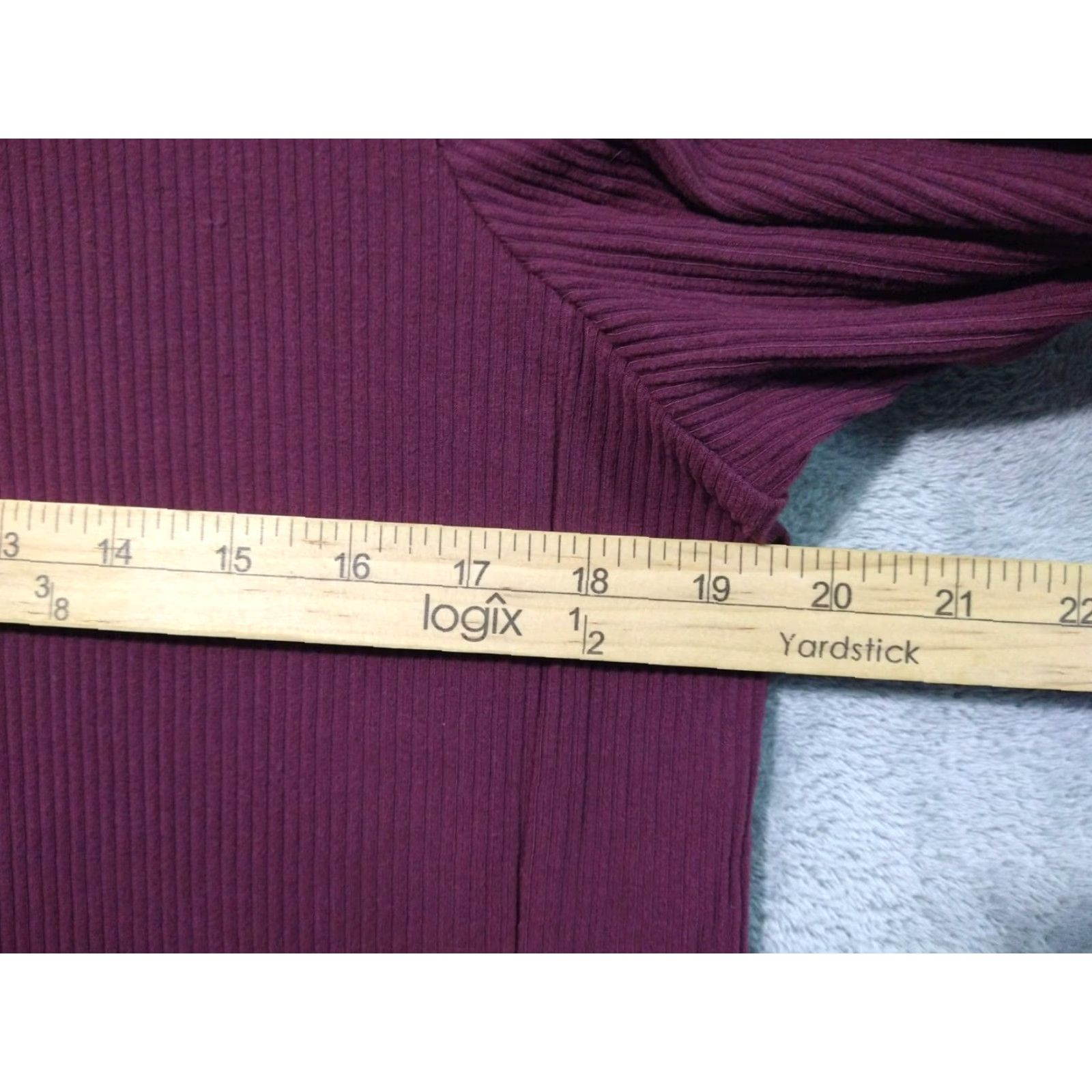 Vintage Tommy John Sweatshirt Womens Medium Red Zen Ribbed Pullover Casual Long Sleeve Size M / US 6-8 / IT 42-44 - 4 Thumbnail