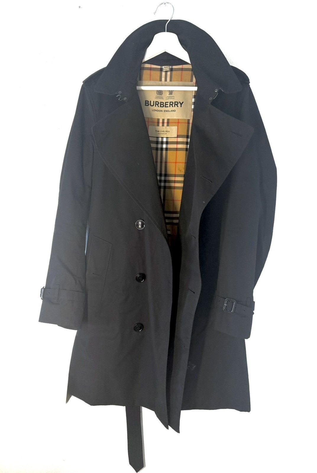Burberry Burberry Men’s Chelsea trench Coat mid-lenght Black Size 48. Size US M / EU 48-50 / 2 - 1 Thumbnail