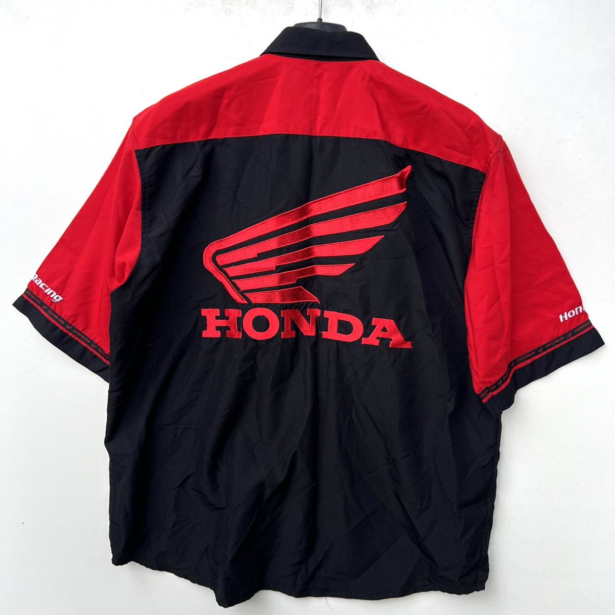 Honda Honda Racing pit Shirt Snap Up short sleeve vintage Size US XL / EU 56 / 4 - 1 Thumbnail