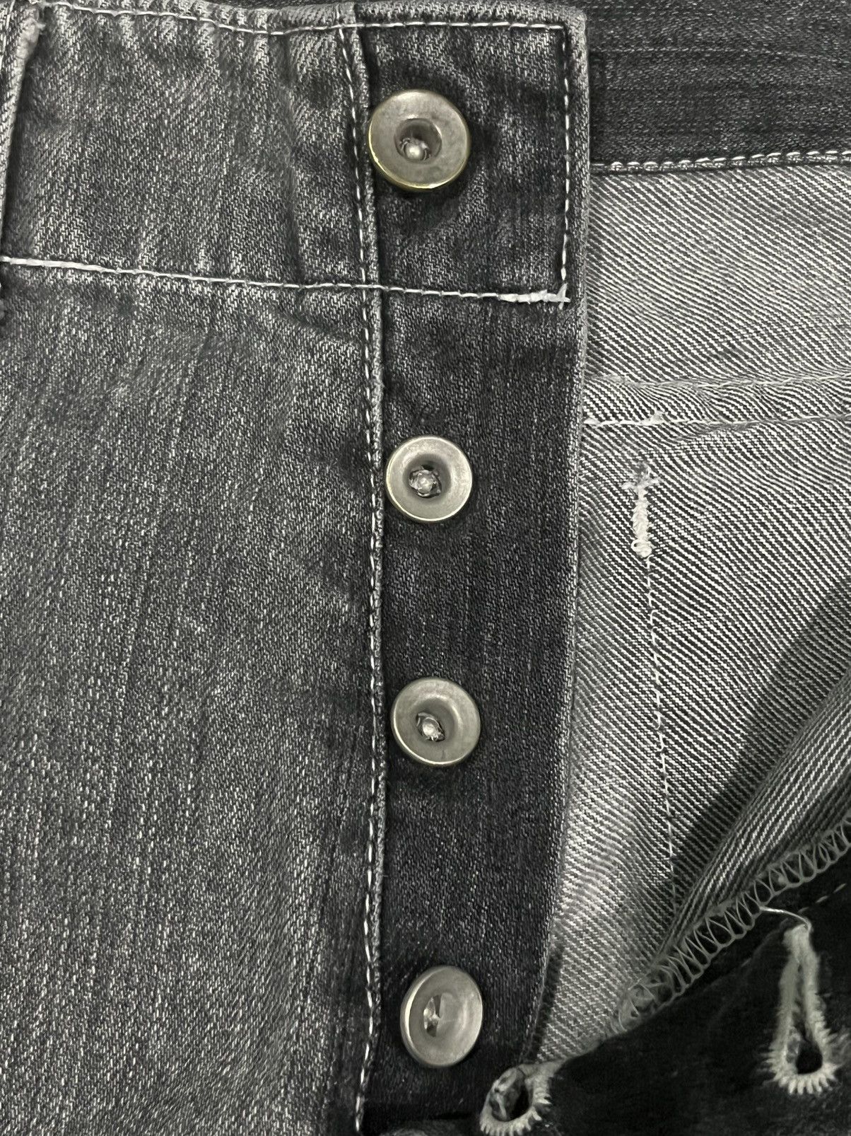 Johnbull Vintage Japanese John Bull Distressed Military Baker Jeans Size US 29 - 6 Thumbnail